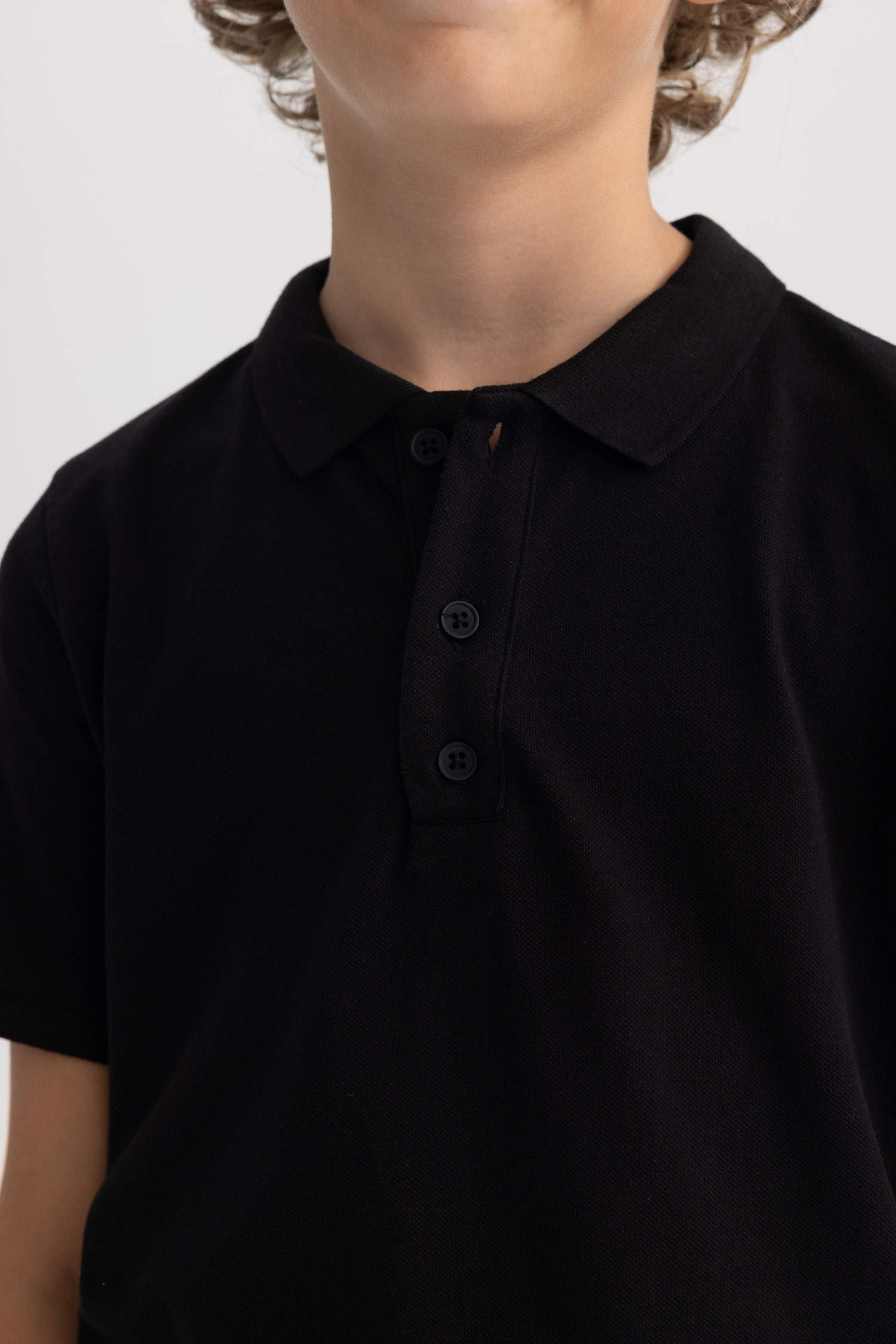 تيشيرت بولو ولادي نص كم بقصة عادية