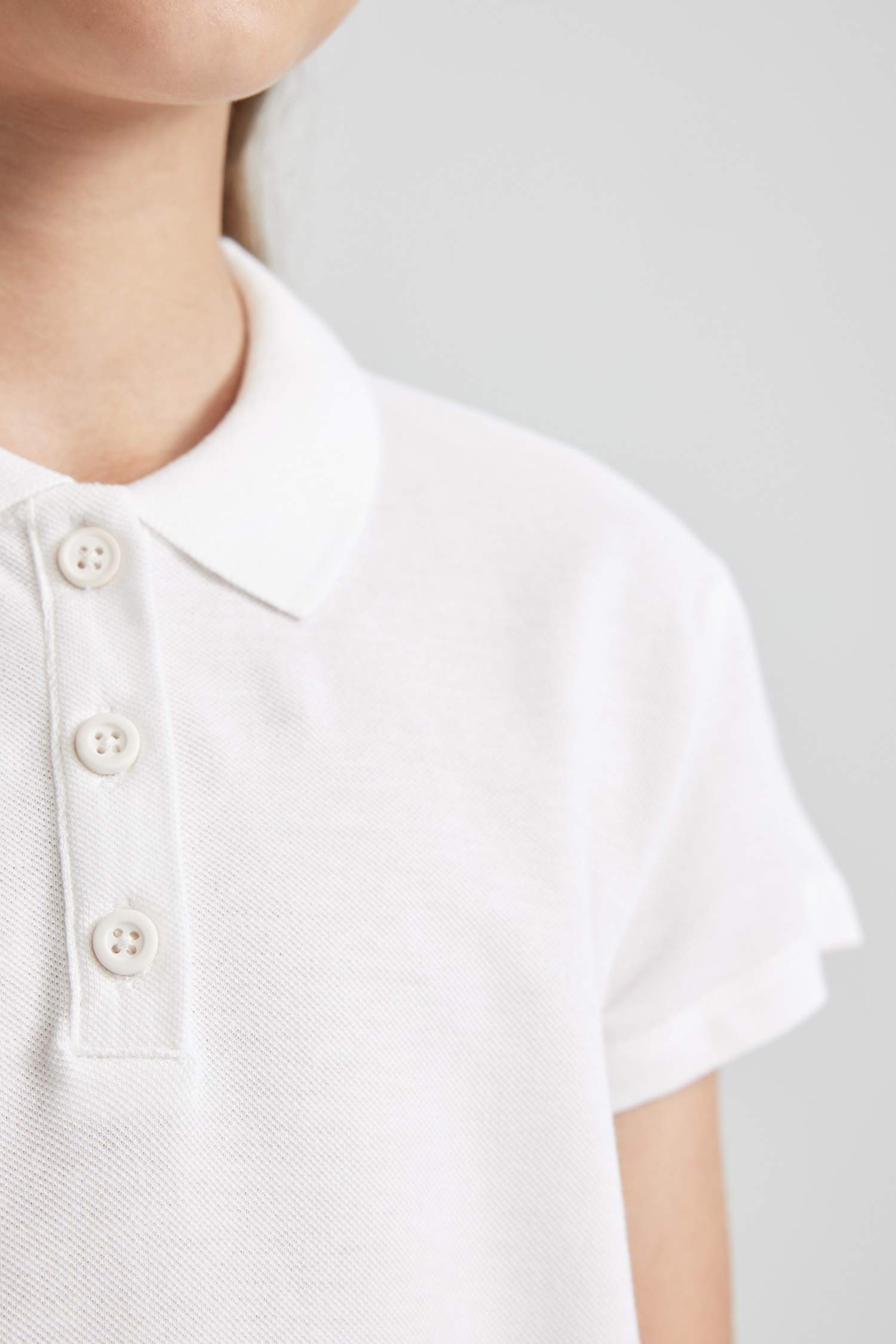 تيشيرت بولو بناتي نص ردن قطن قصة عادية