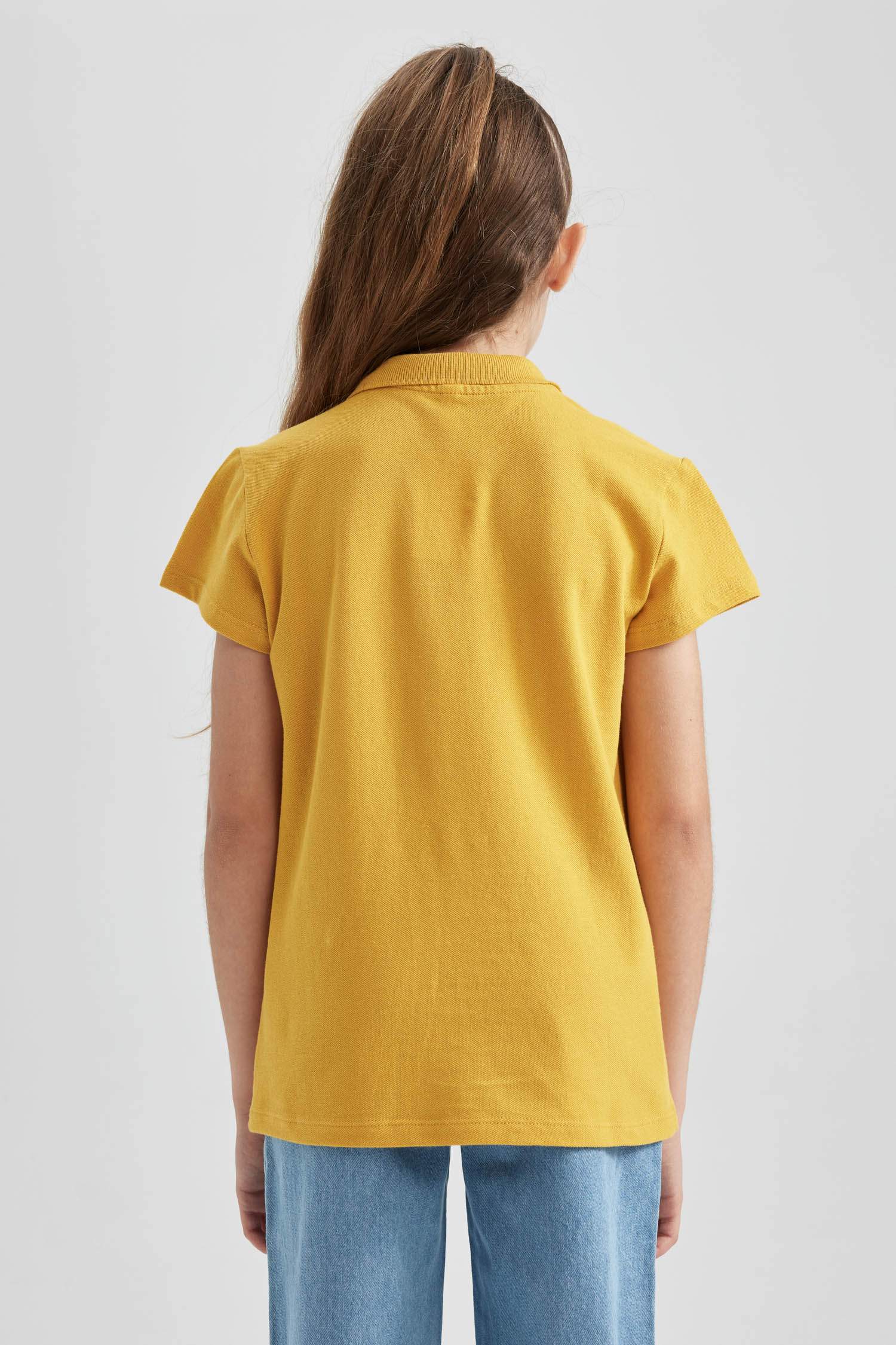 تيشيرت بولو بناتي نص ردن قطن قصة عادية