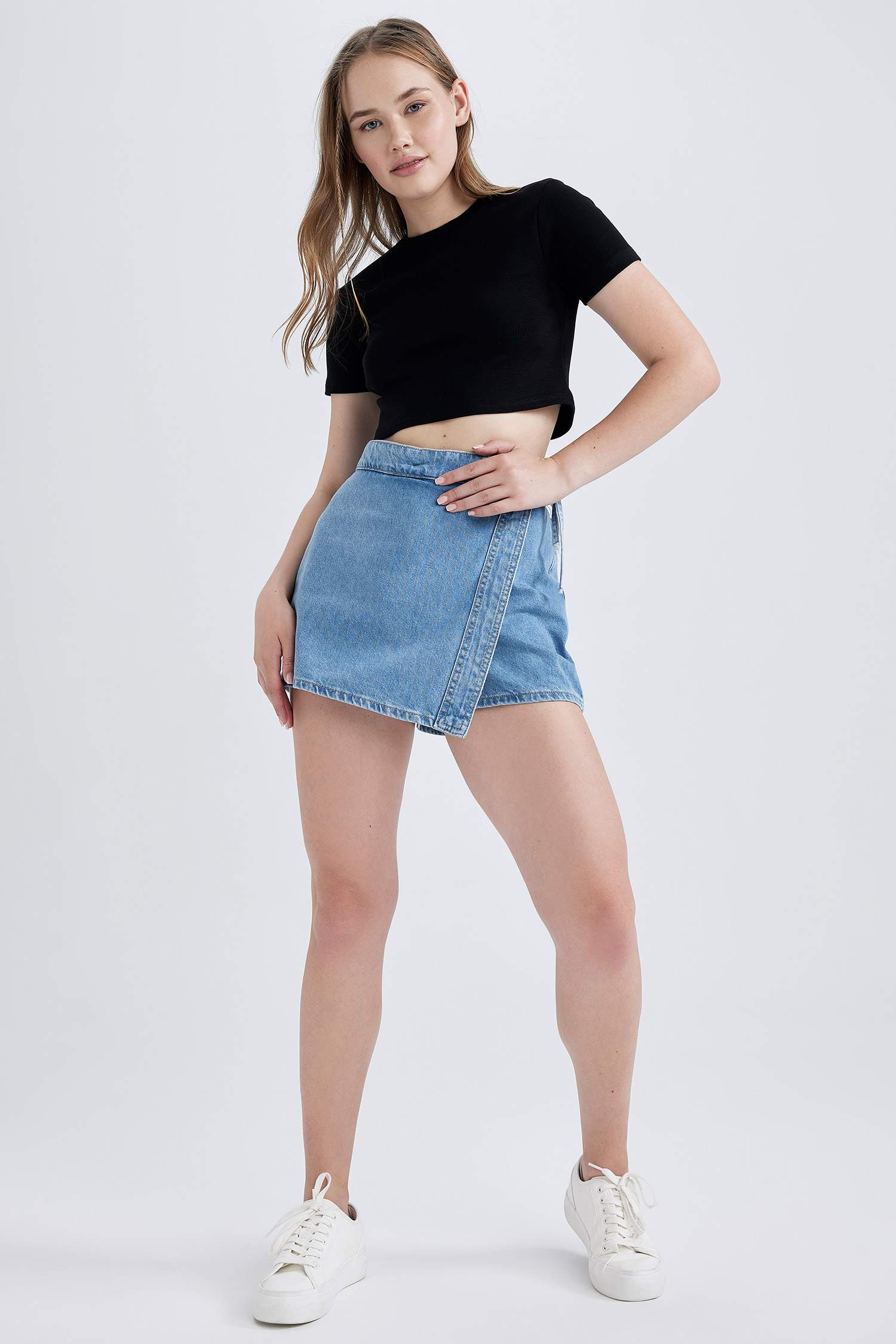 تي شيرت قطن نص ردن