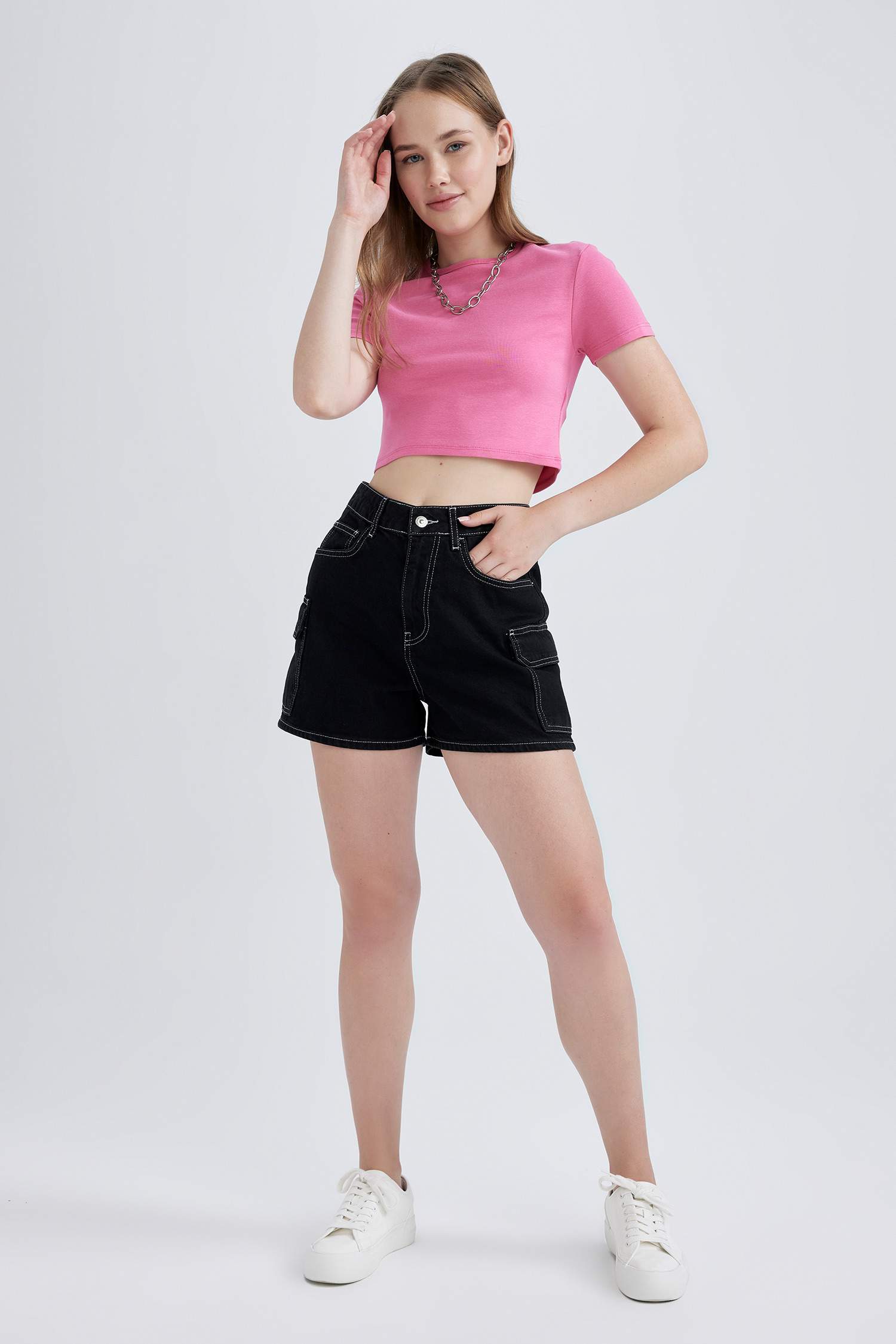 Slim Fit Cotton Short Sleeve T-Shirt