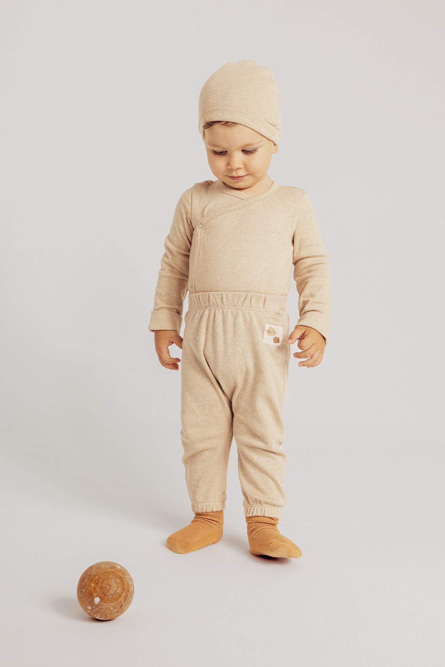 Baby Boy Long Sleeve T-Shirt Pants Hat 3 Piece Set