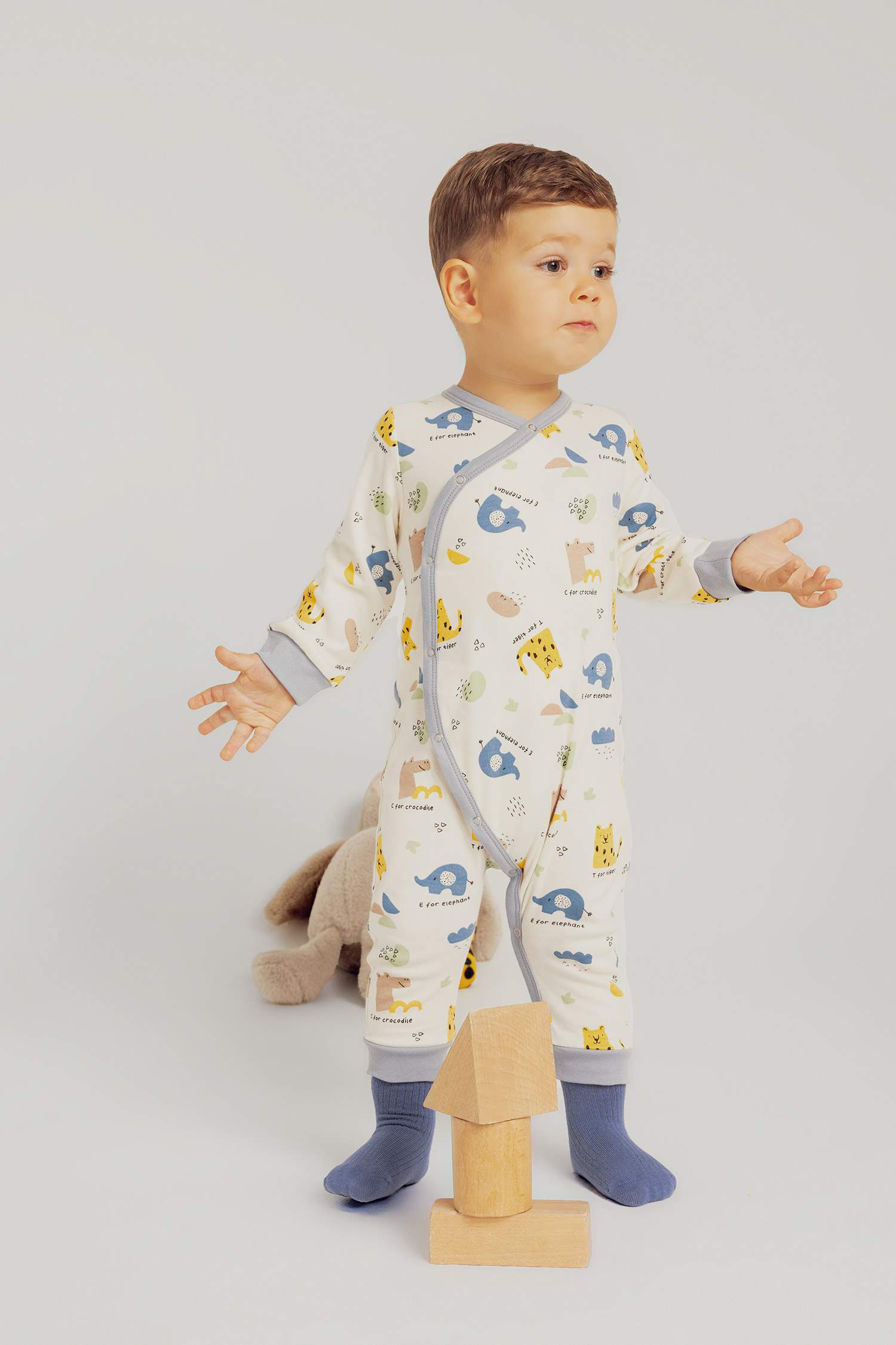 Комбінезон довгий подıл для малюків хлопчиків