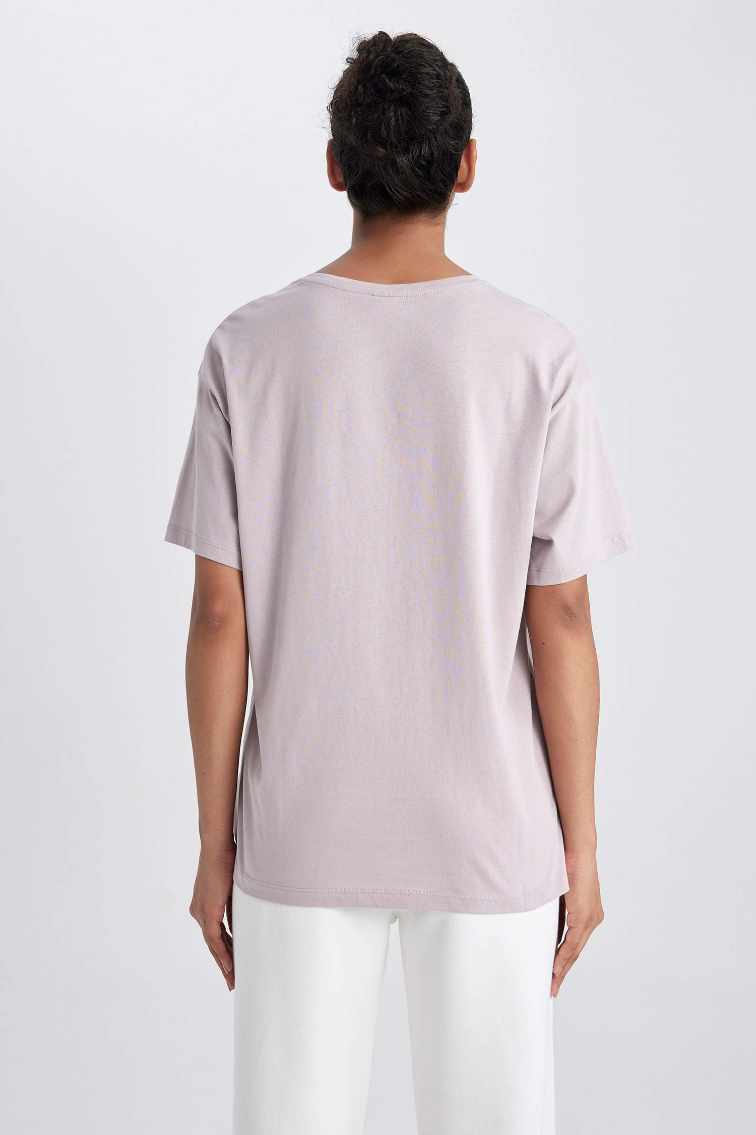 DeFactoFit Oversize Premium Crew Neck Sports T-Shirt