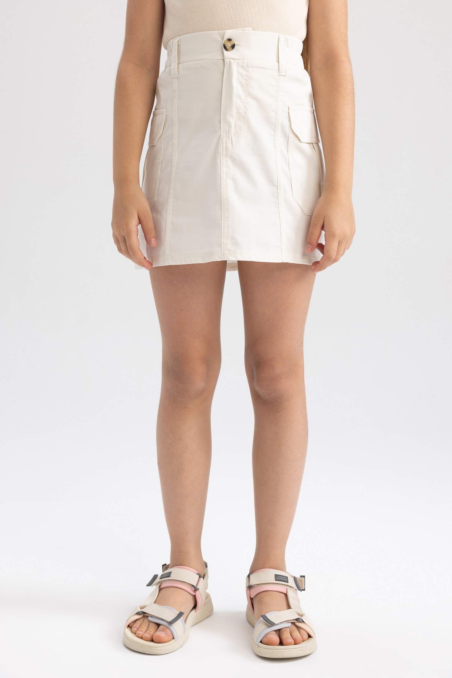 تنورة بناتي بوبلين