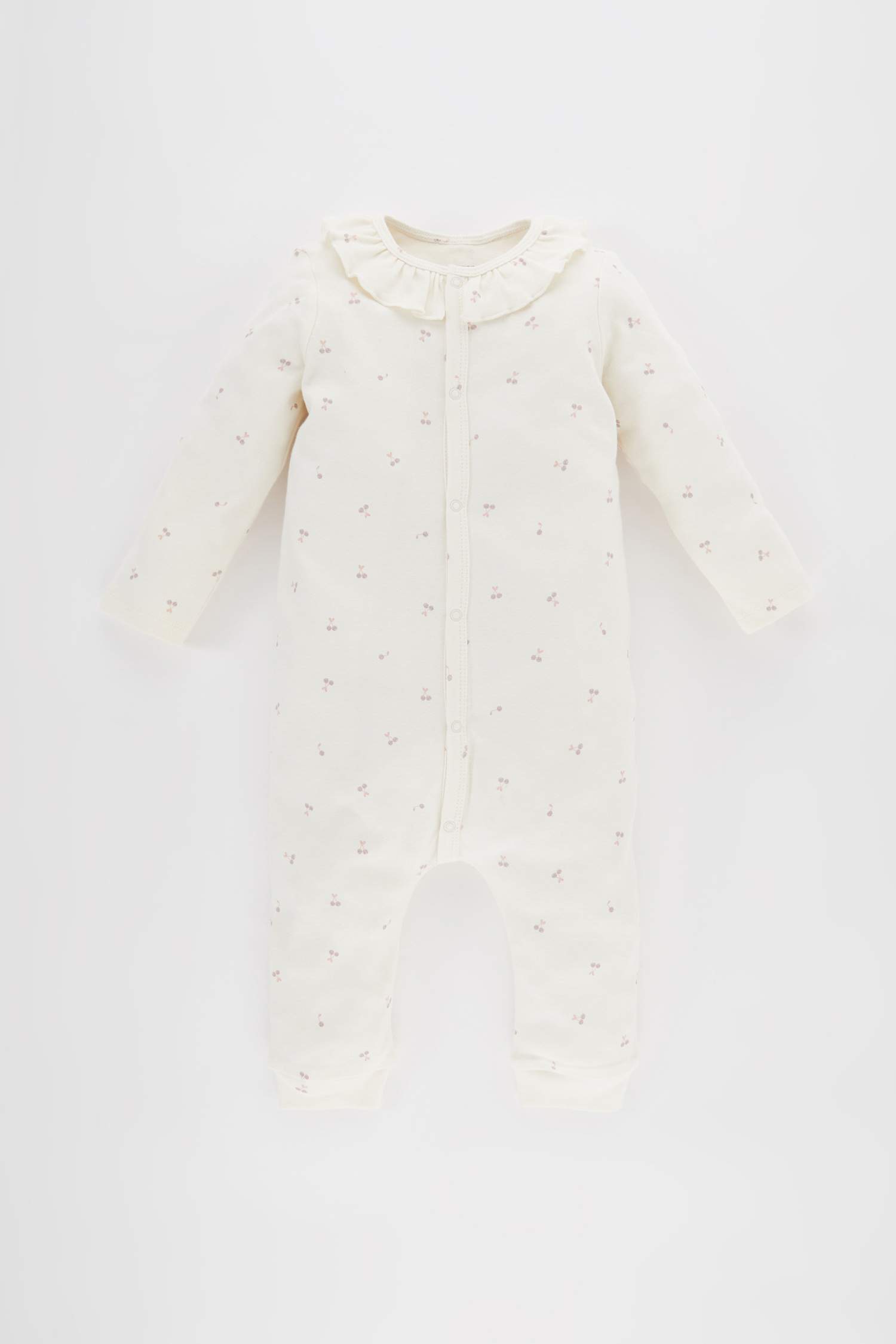 جمبسوت بناتي بريميوم برسمة الفاكهة وأزرار كبس