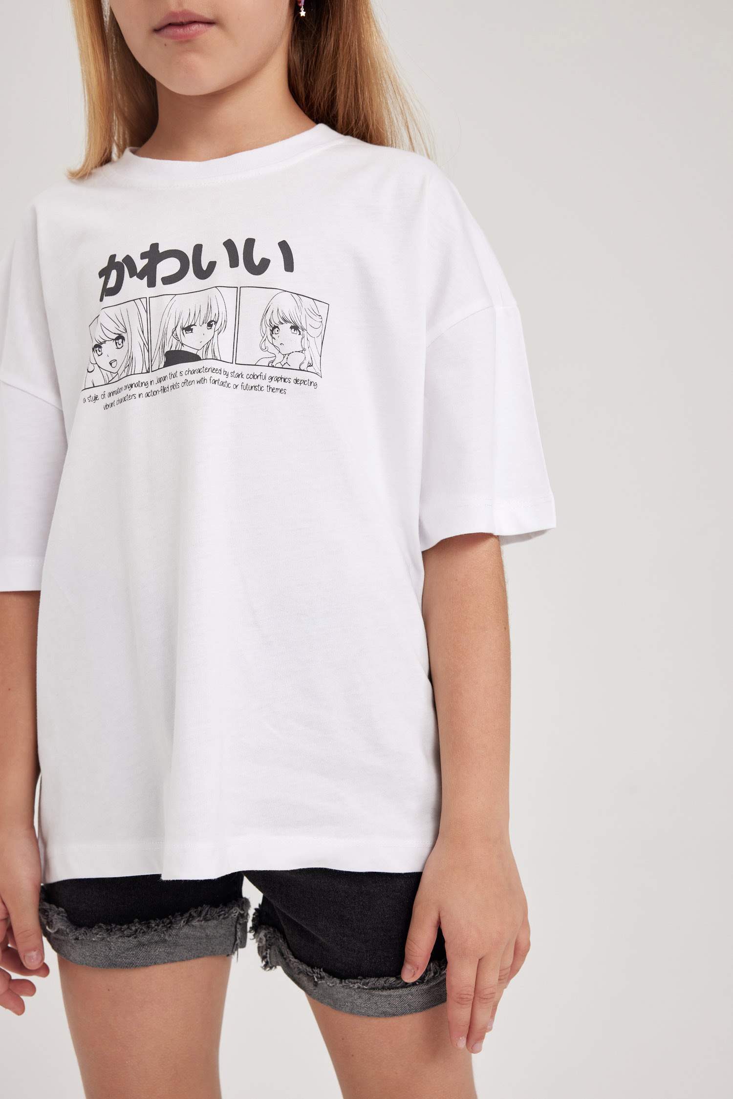 Қыздарға Қысқа жеңді футболка