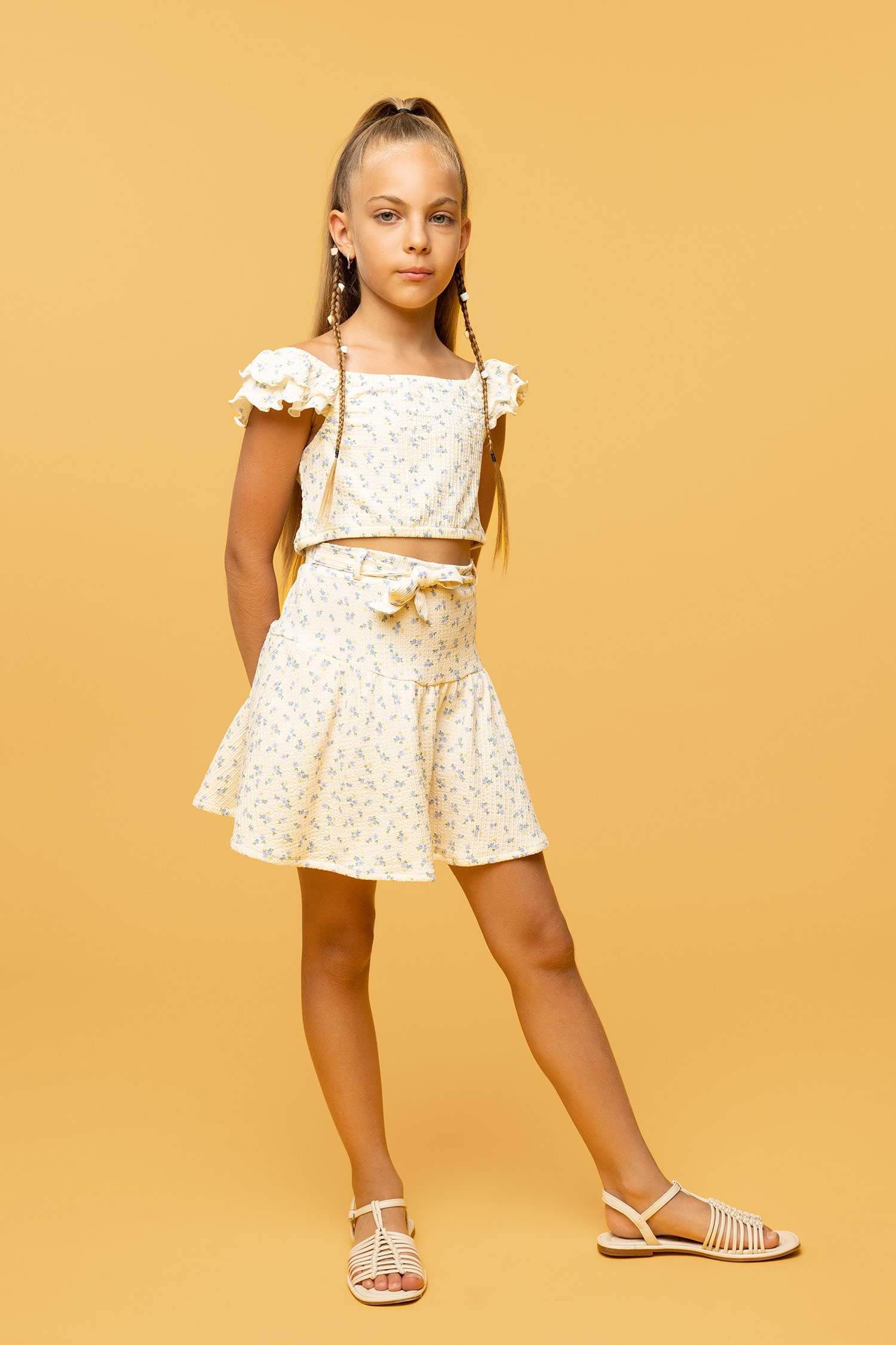 Jupe En Tricot Coupe régulière pour Fille