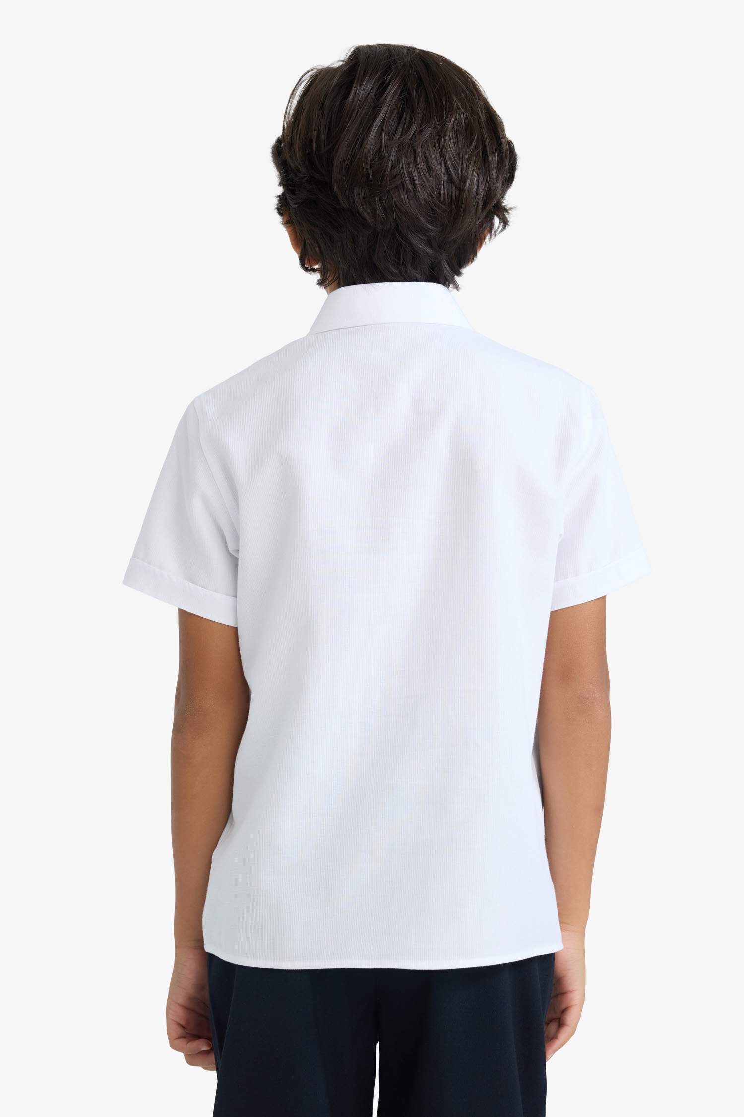 Chemisier À Manches Courtes Col Polo Garçon