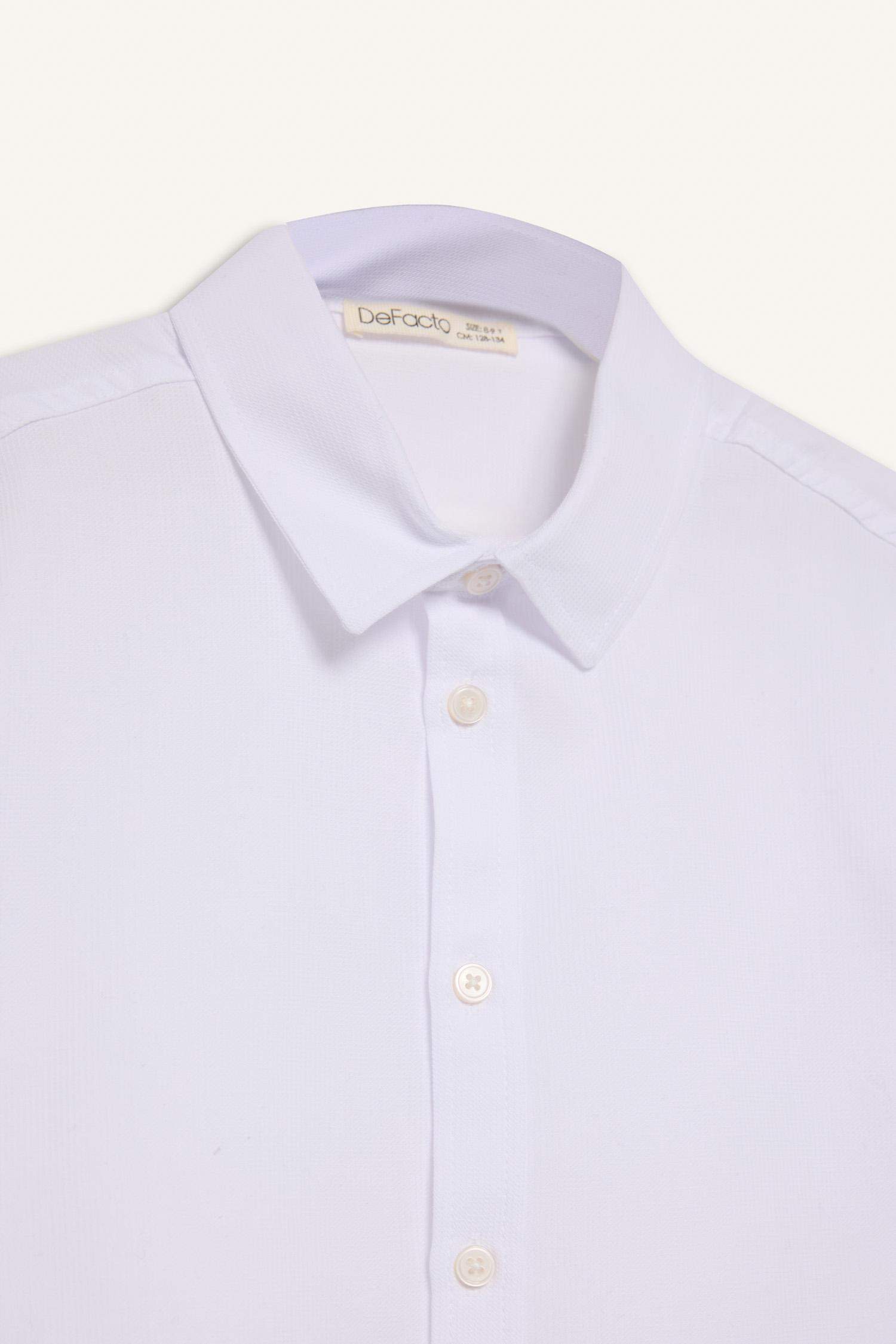 Chemisier À Manches Courtes Col Polo Garçon