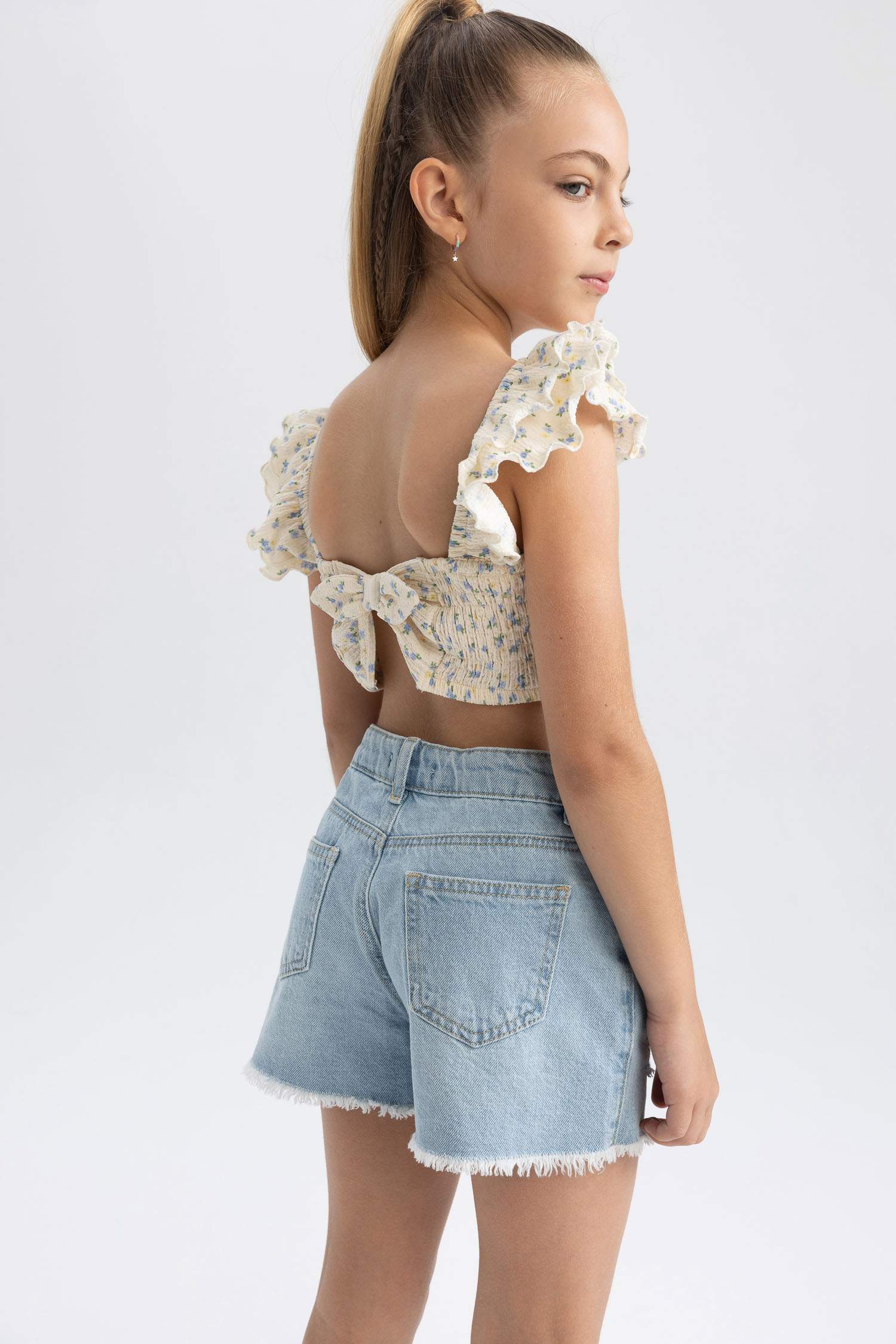 تي شيرت بناتي سليم فيت