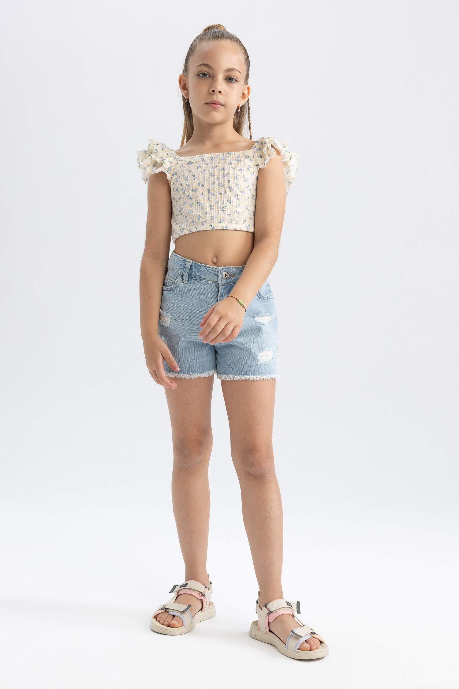 تي شيرت بناتي سليم فيت