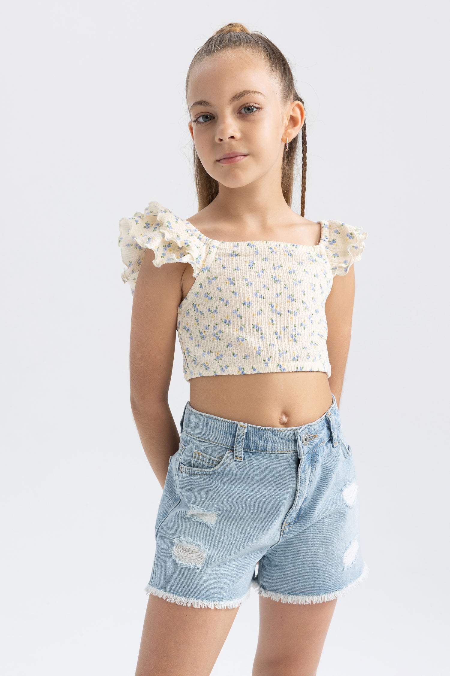 تي شيرت بناتي سليم فيت