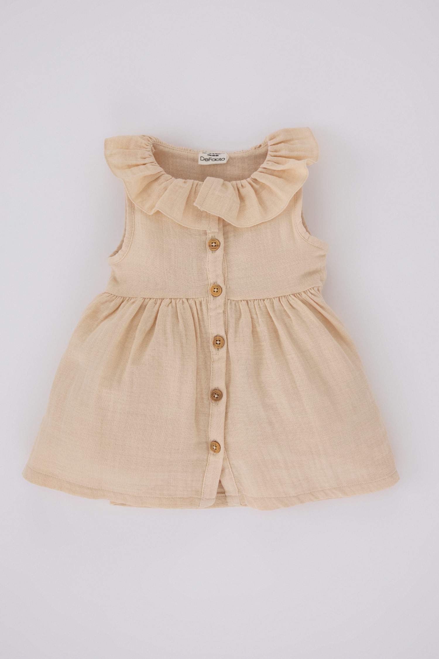 Regular Fit Sleeveless Woven Dress