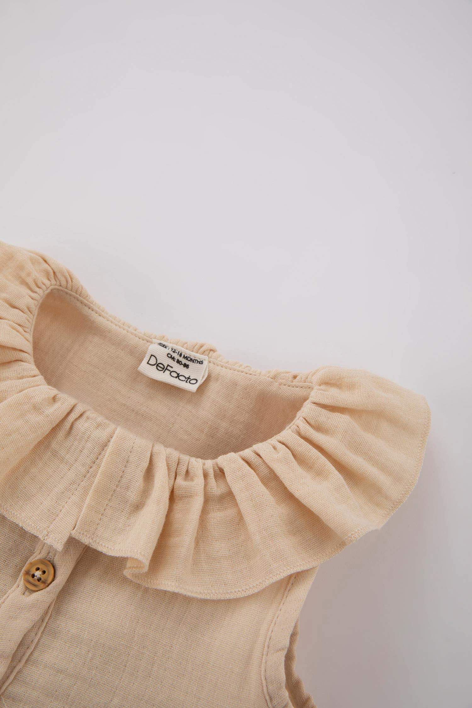 Regular Fit Sleeveless Woven Dress