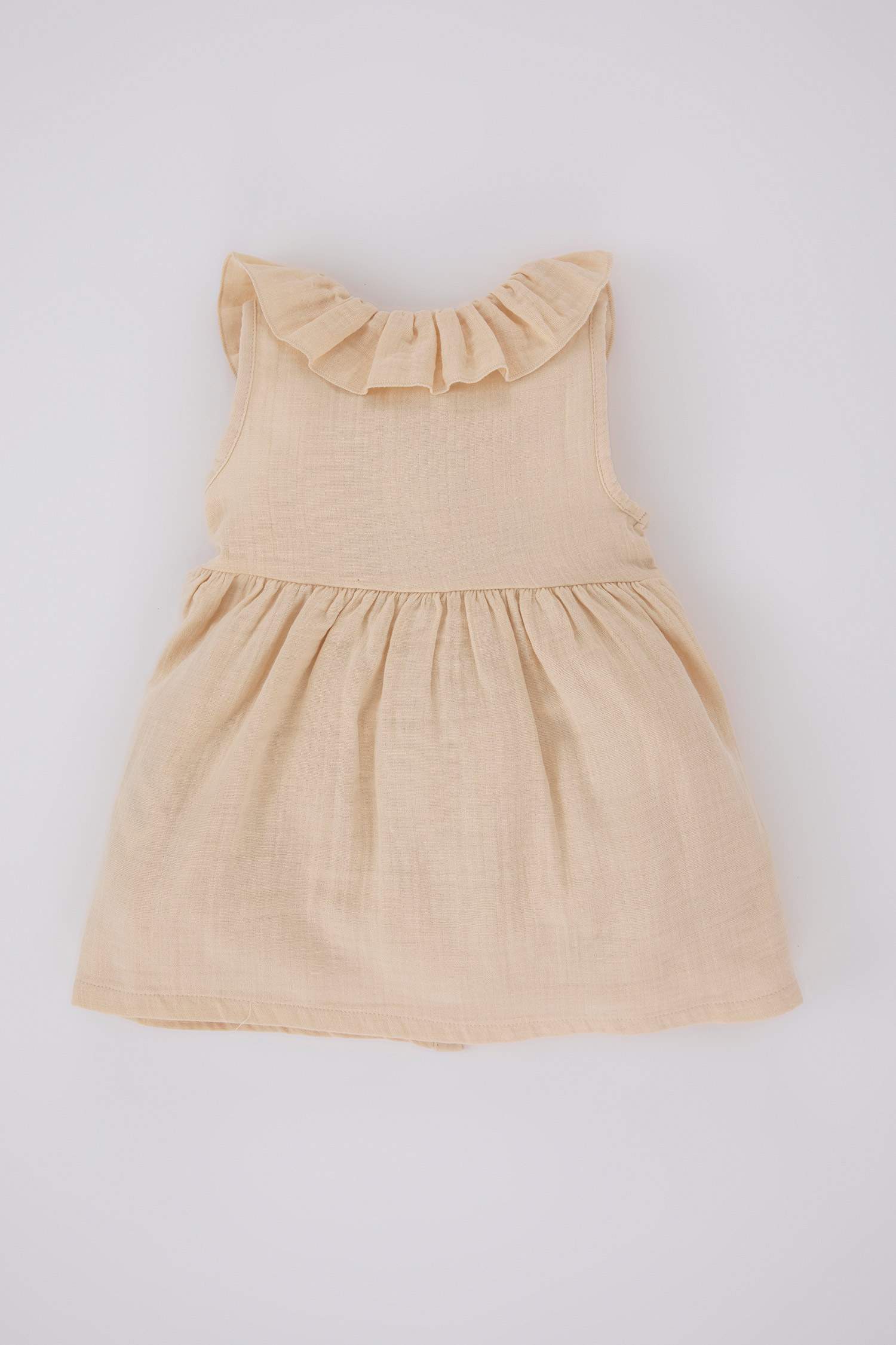 Regular Fit Sleeveless Woven Dress