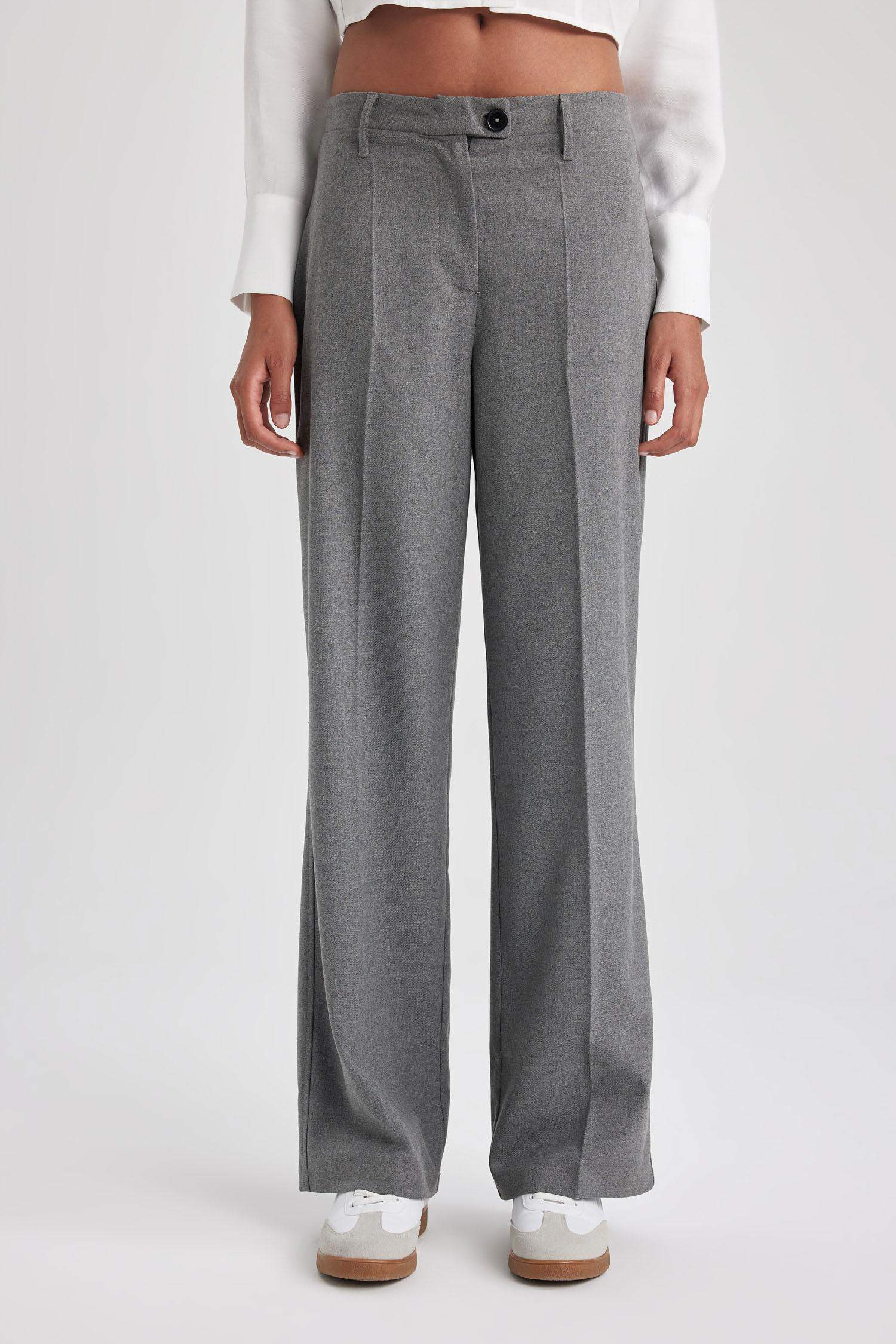 Брюки широкие стандартного кроя