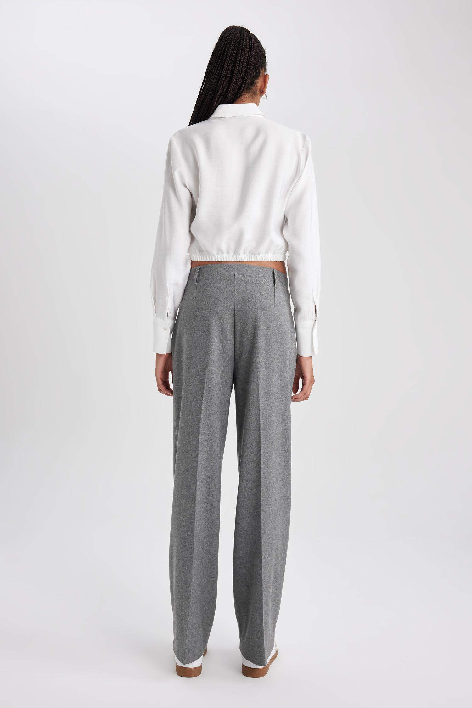 Брюки широкие стандартного кроя