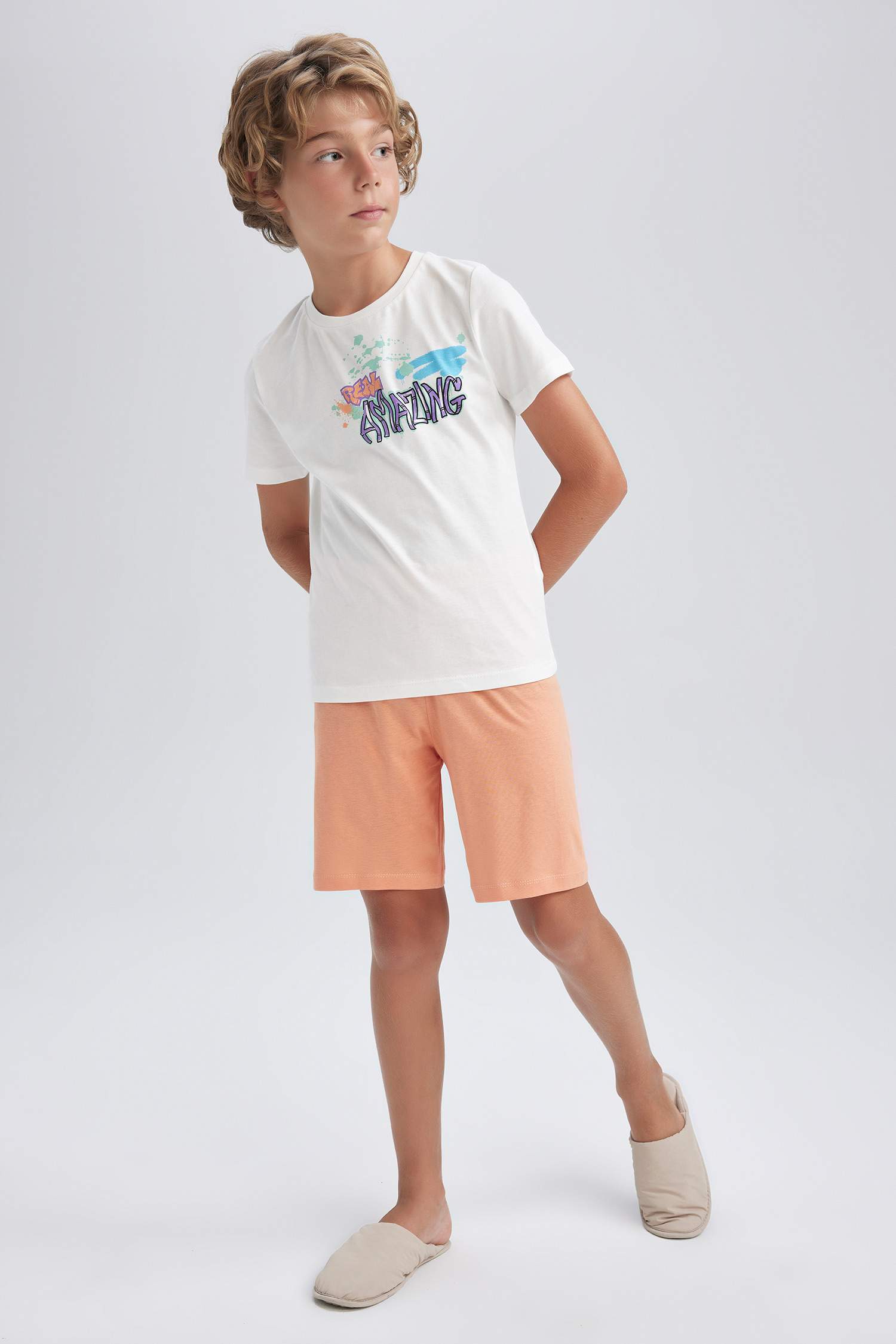 2 piece Regular Fit Knitted Pyjamas