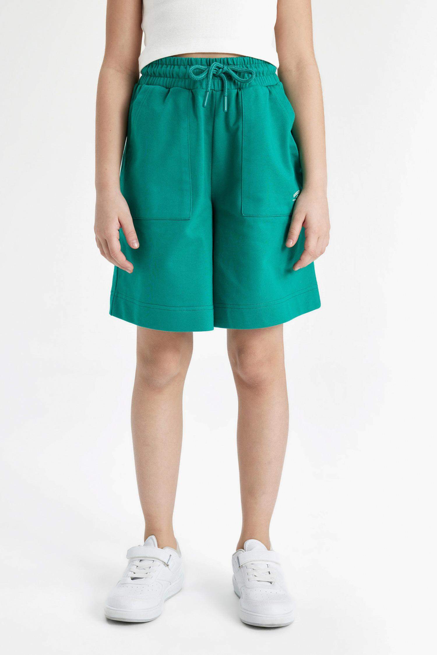 Girl Sweatshirt Fabric Shorts