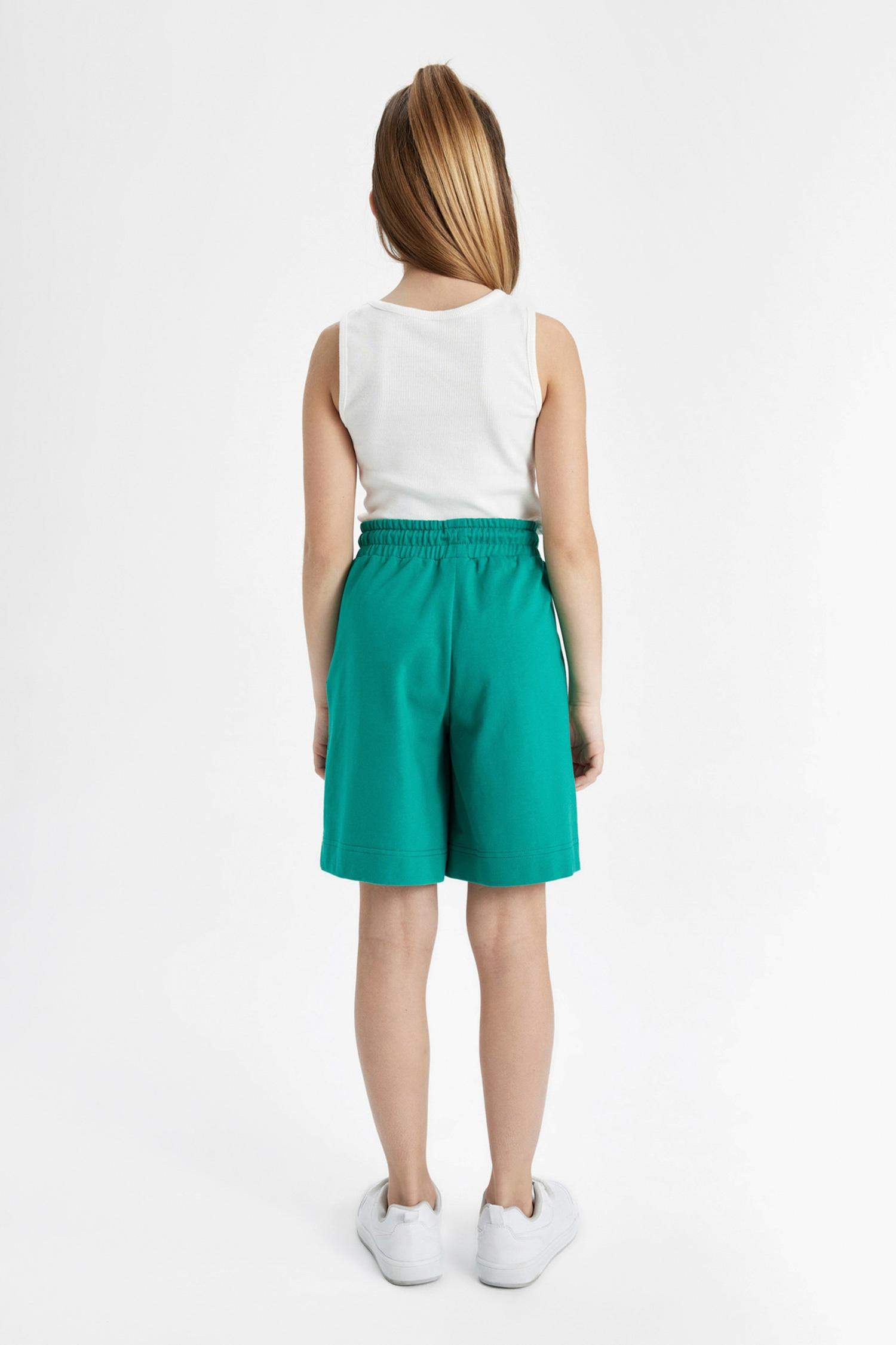 Girl Sweatshirt Fabric Shorts