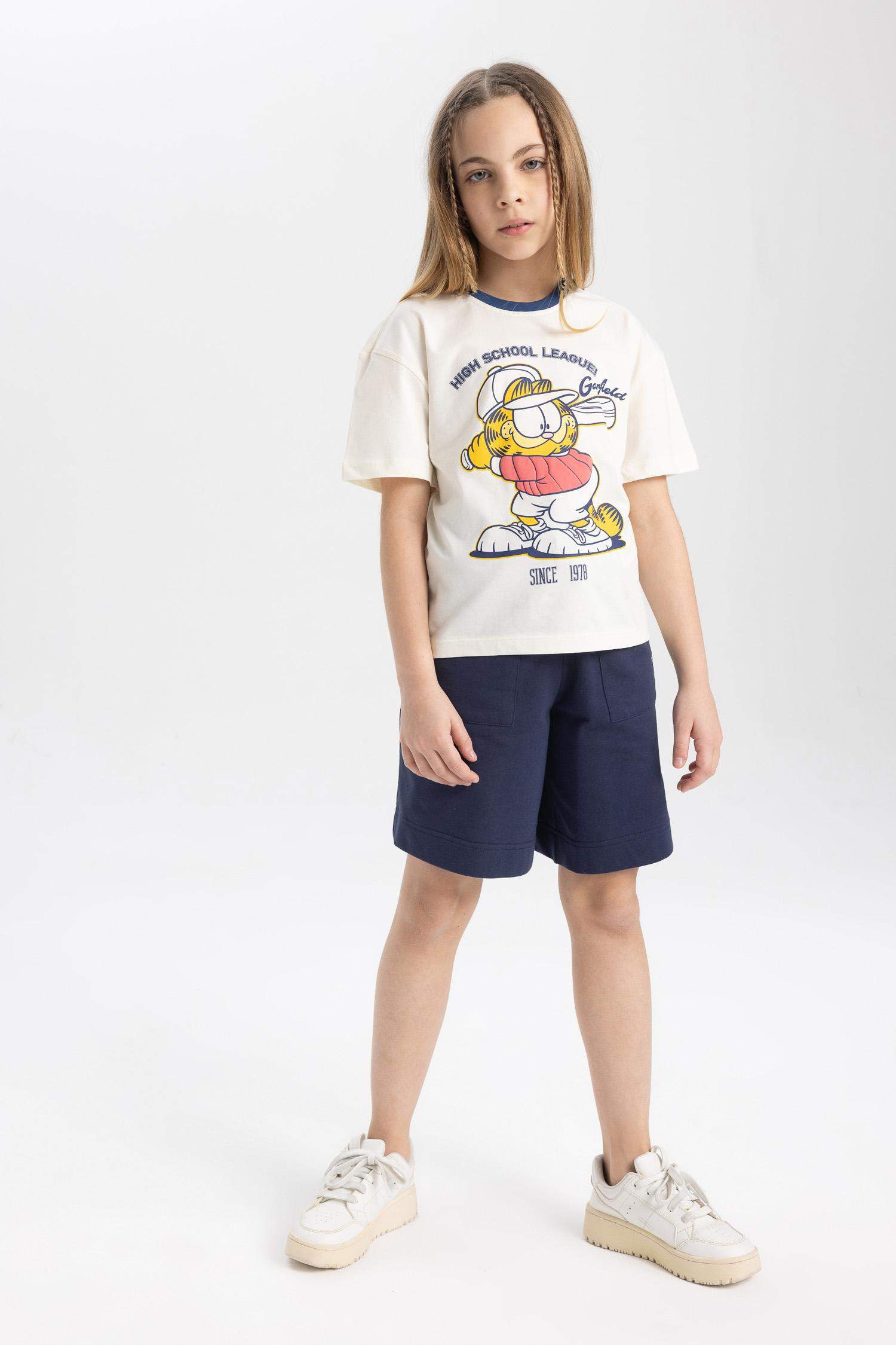 Kız Çocuk Baskılı Şort