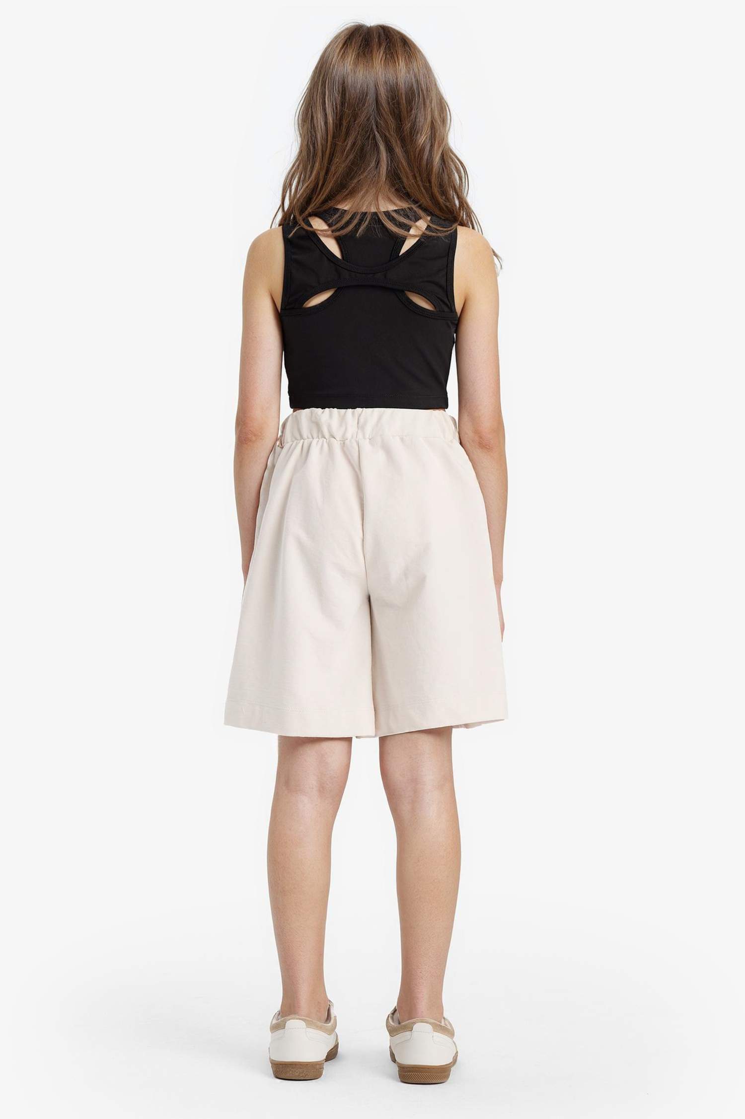 Girl Sweatshirt Fabric Shorts