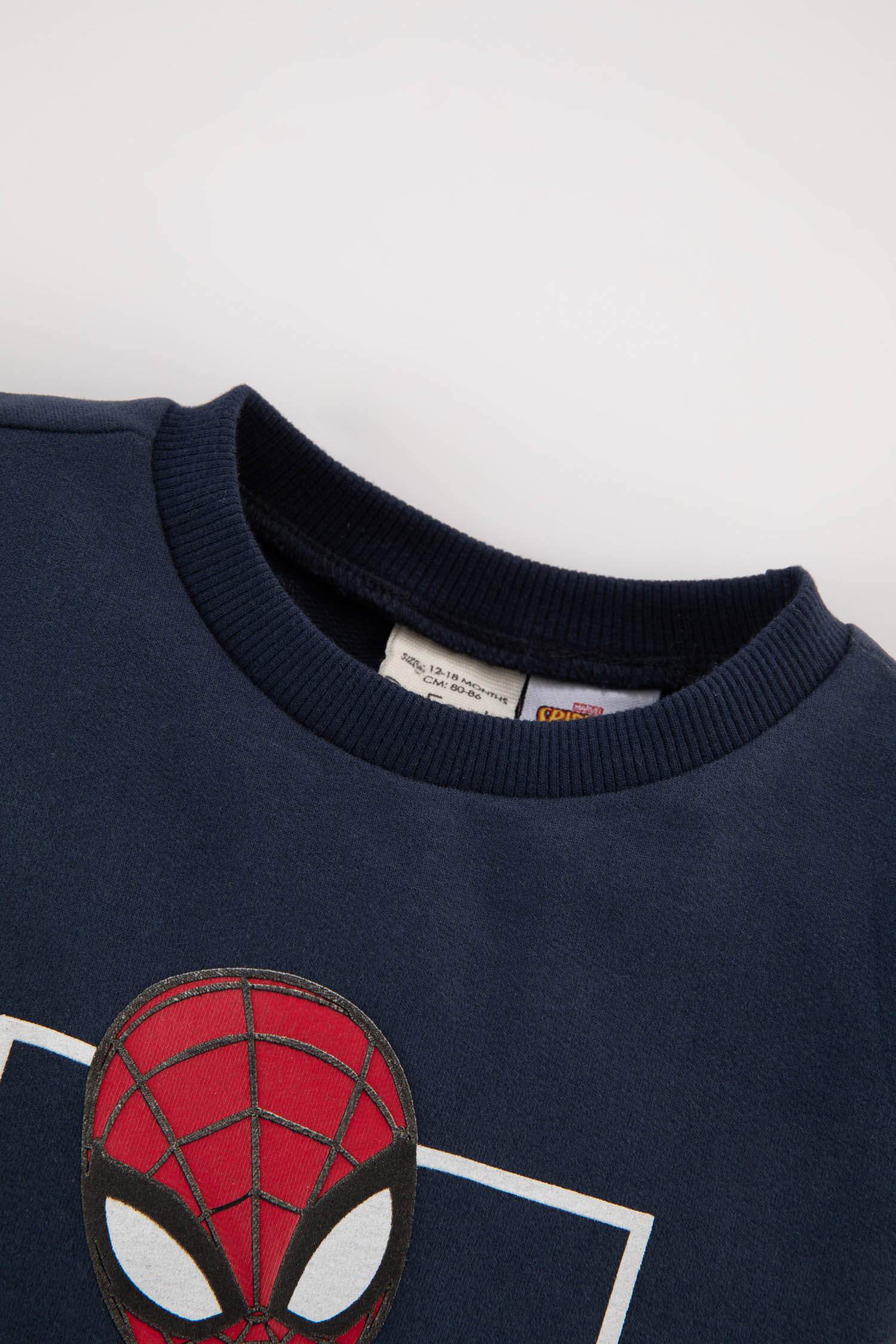 Футболка Marvel Spiderman с длинным рукавом для малышей мальчиков