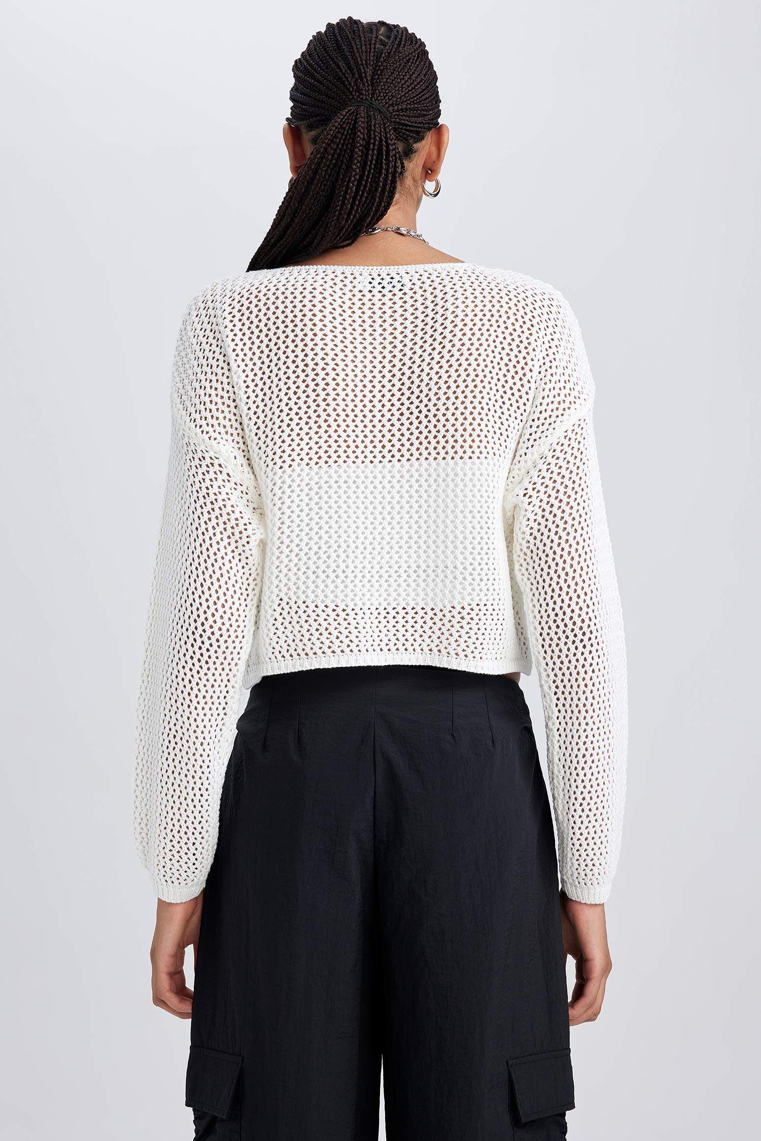 بلوز صوف قصة عادية بياخة قارب