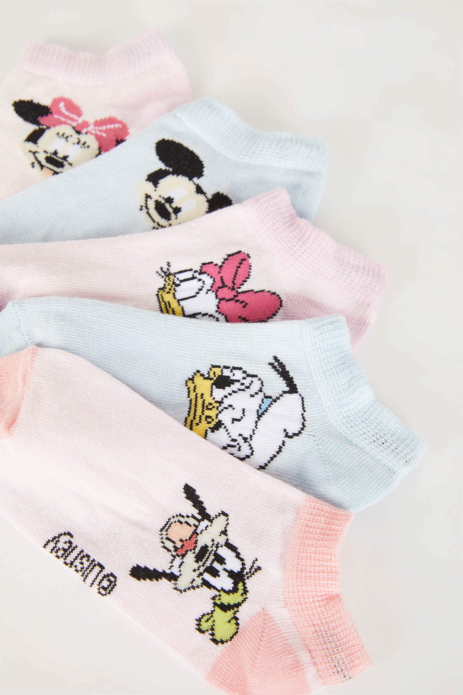 Носки Disney Mickey & Minnie для девочек, 5 пар