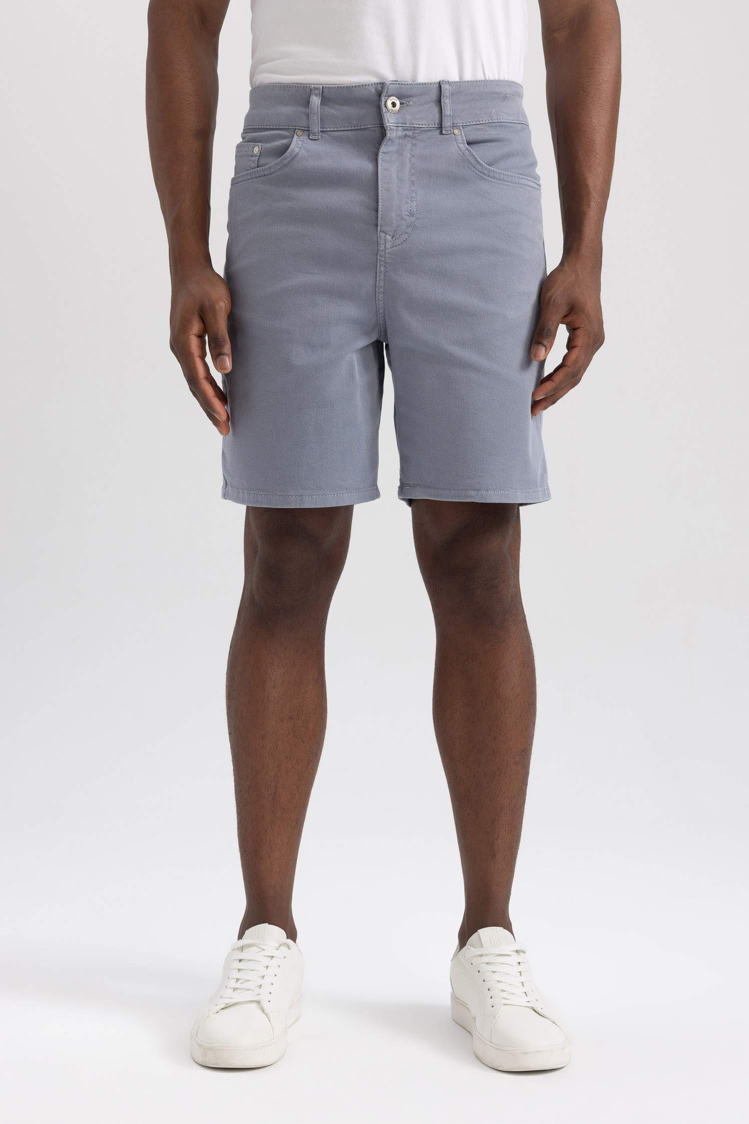 Loose Fit Gabardine Bermuda