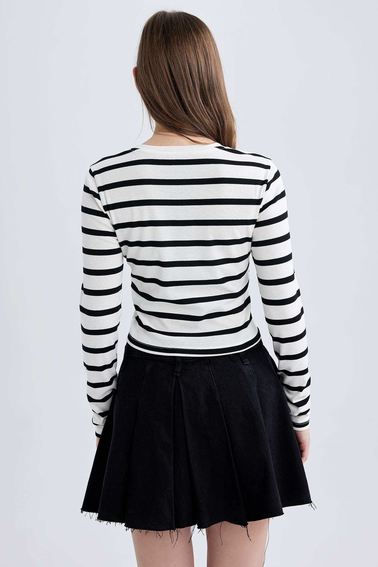 Slim Fit Ribana Long Sleeve T-Shirt