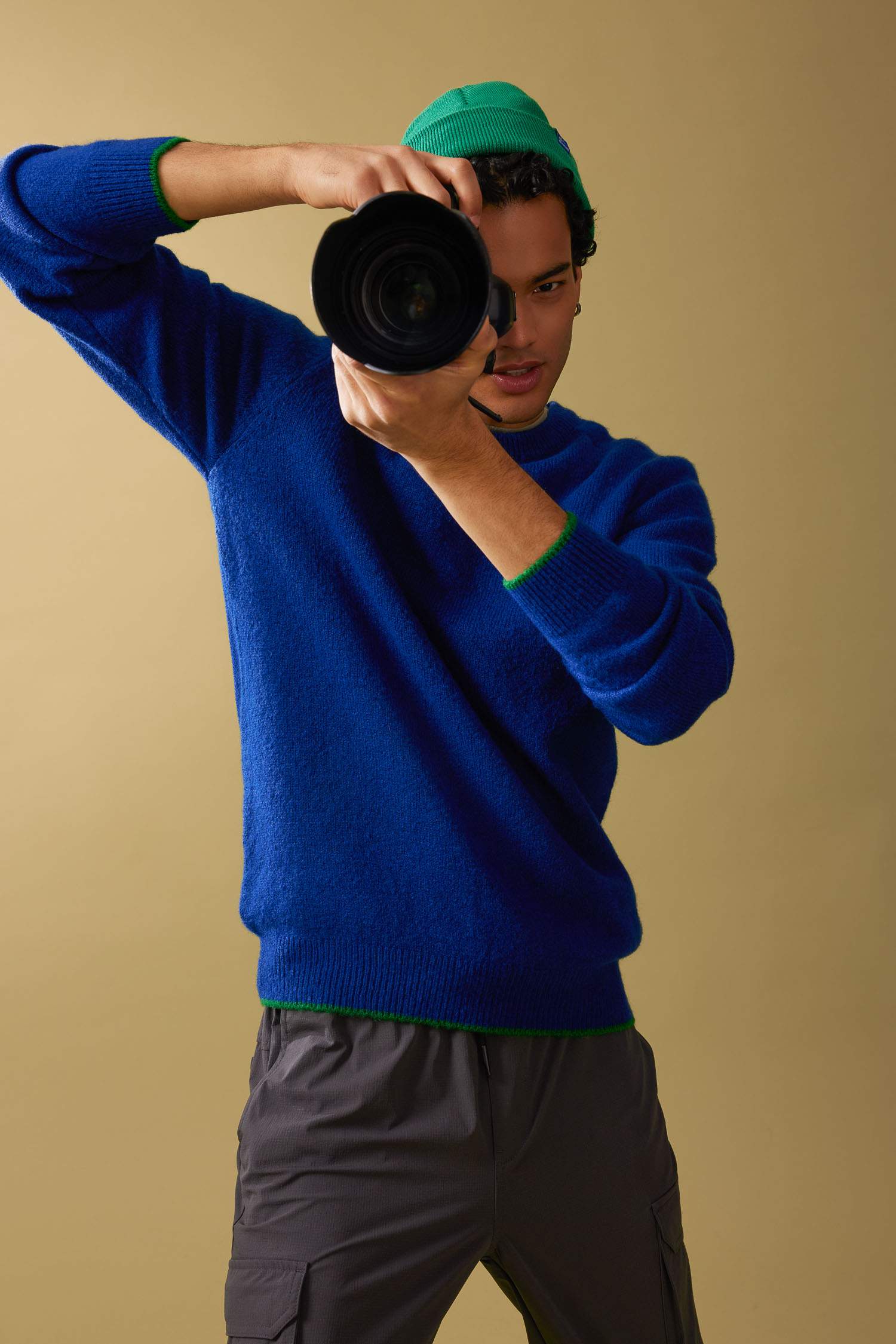 Standart Fit Normal Kesim Bisiklet Yaka Basic Düz Triko Kazak