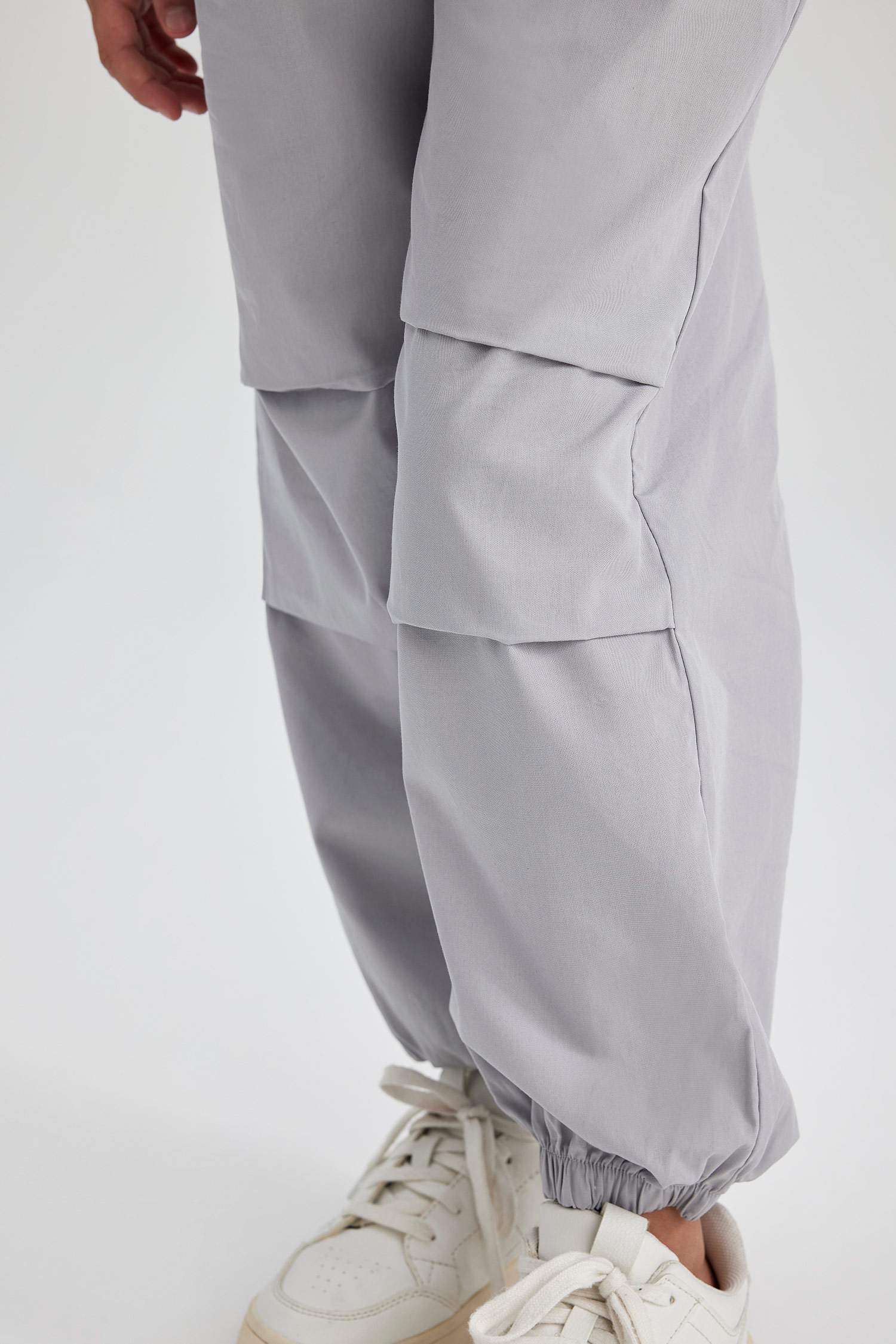 Girl Parachute Cotton Trousers