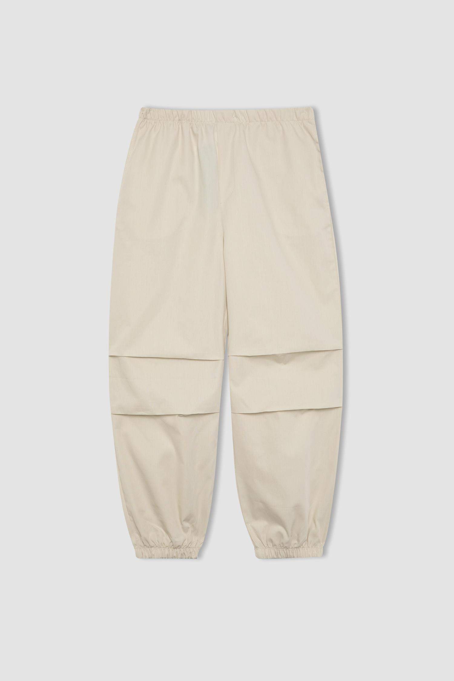 Girl Parachute Cotton Trousers