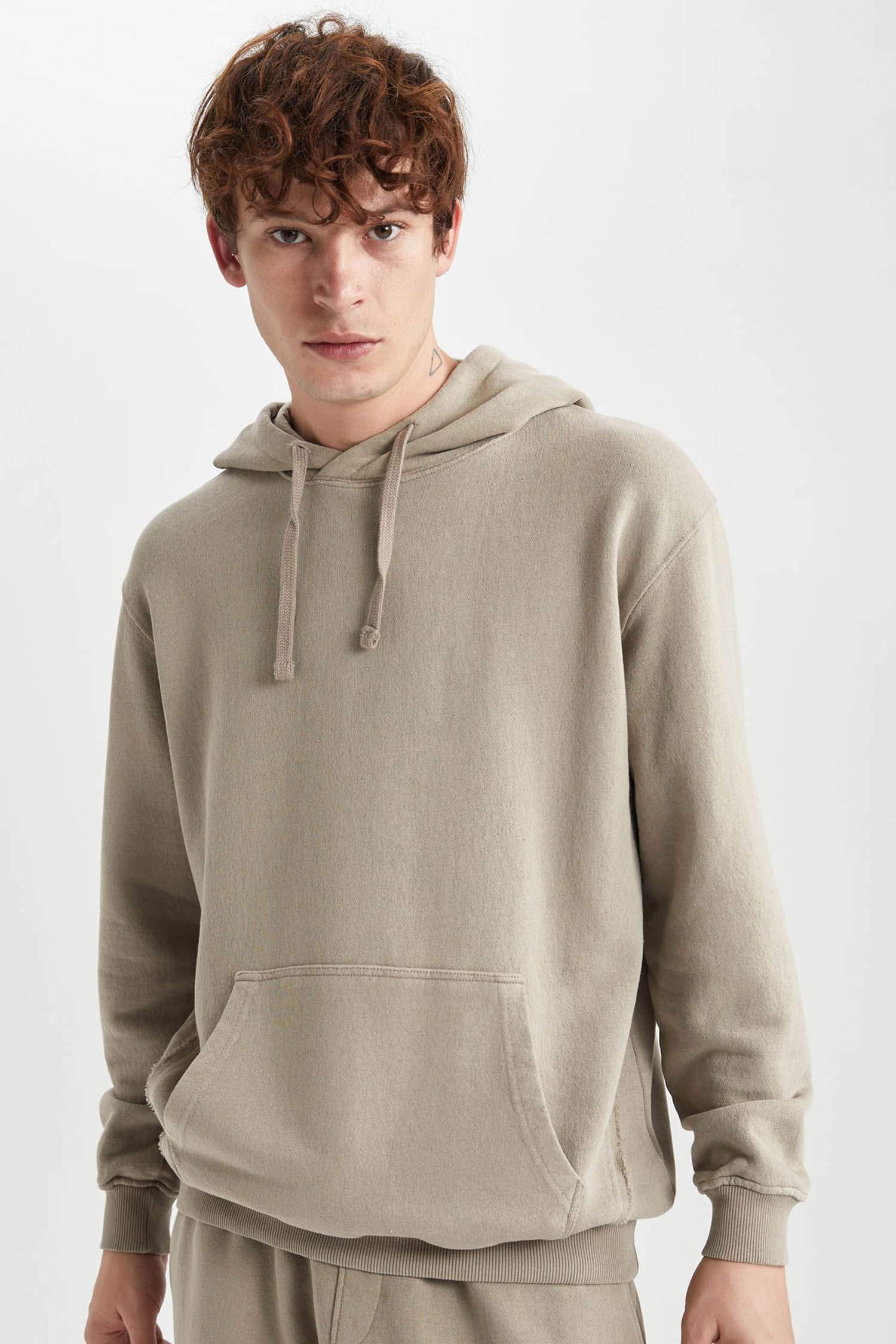 Світшот стандартного крою з капюшоном для чоловіків