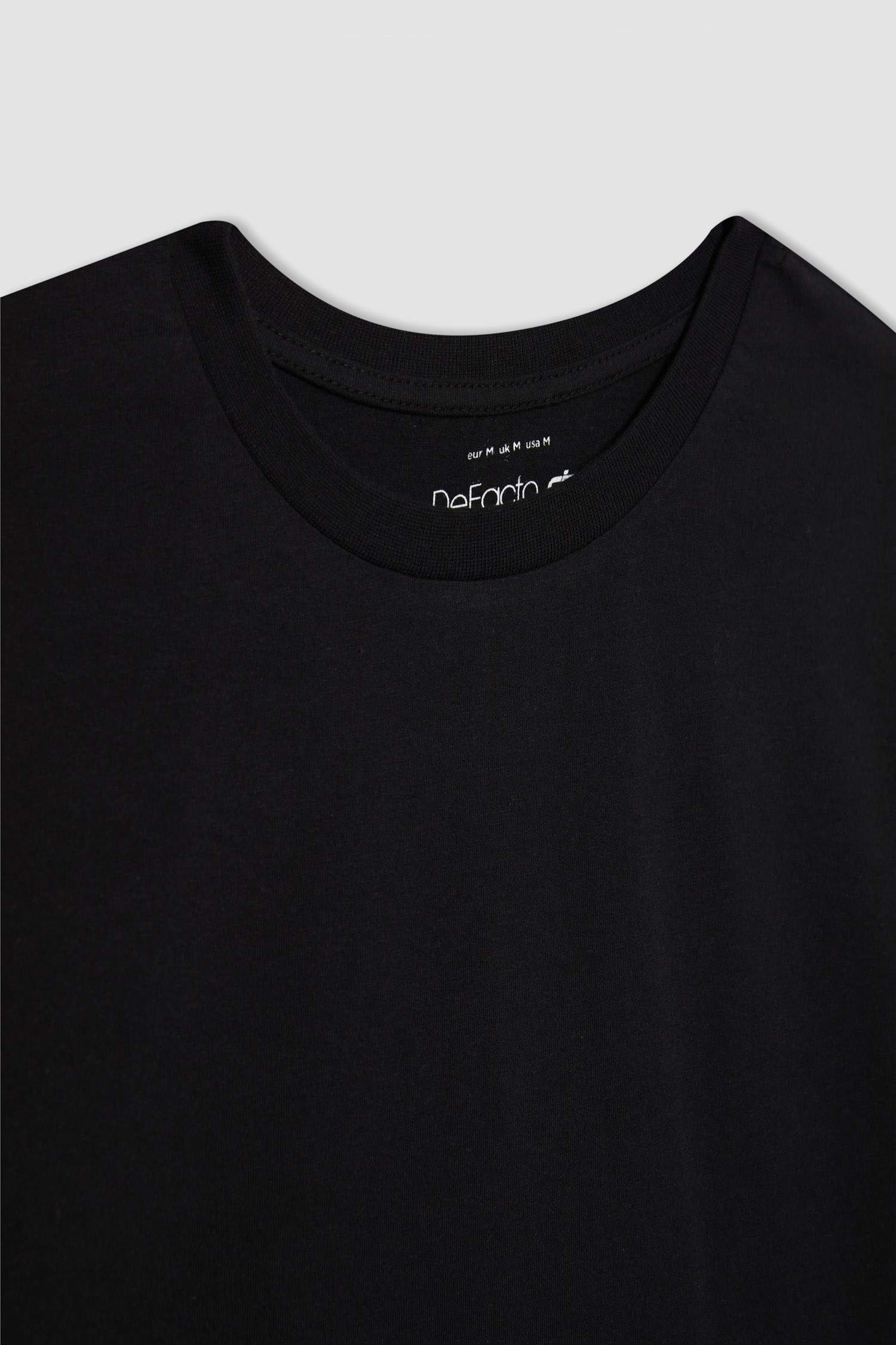 DeFactoFit Oversize Fit Crew Neck Sports T-Shirt