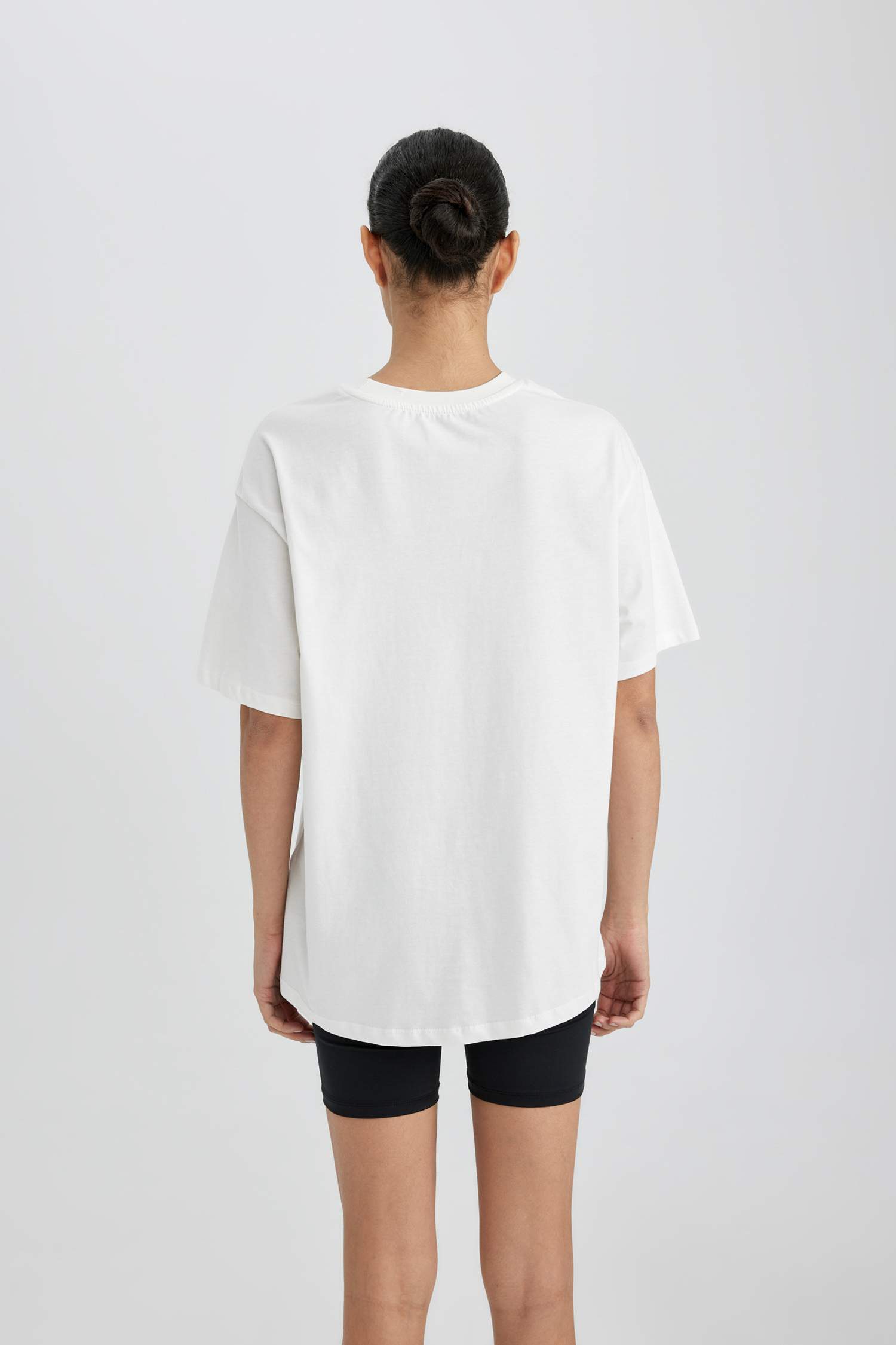 DeFactoFit Oversize Fit Crew Neck Sports T-Shirt