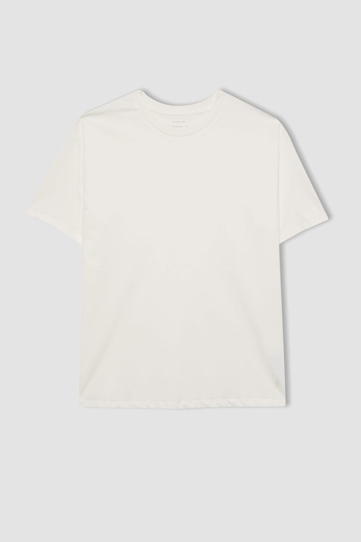 DeFactoFit Oversize Fit Crew Neck Sports T-Shirt