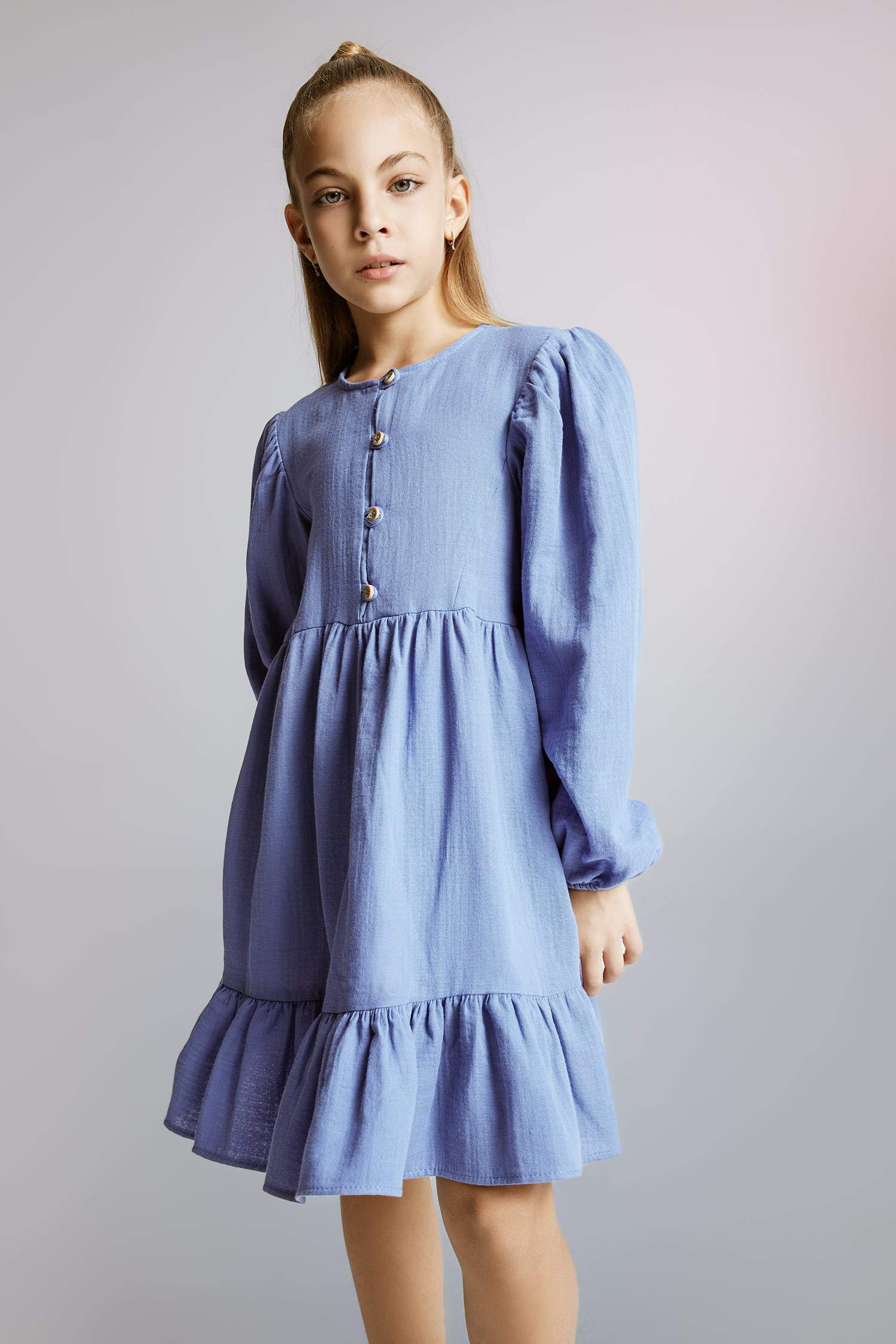 فستان موسلين قصة عادية