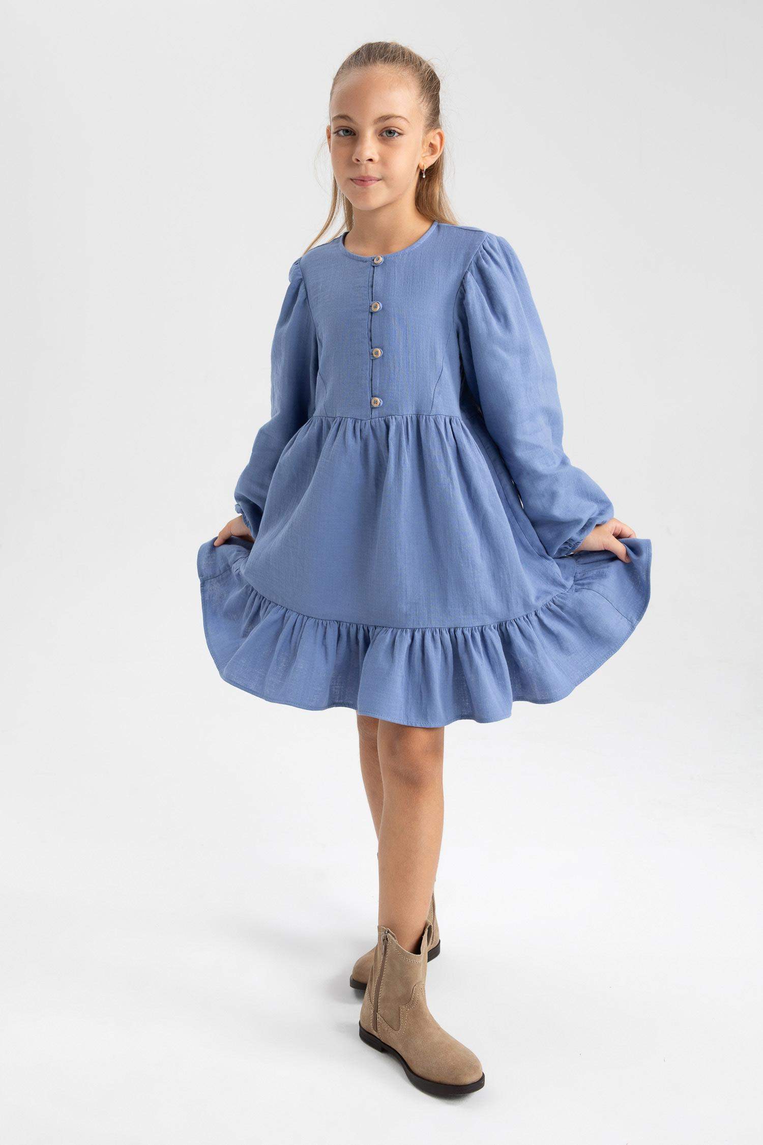 فستان موسلين قصة عادية