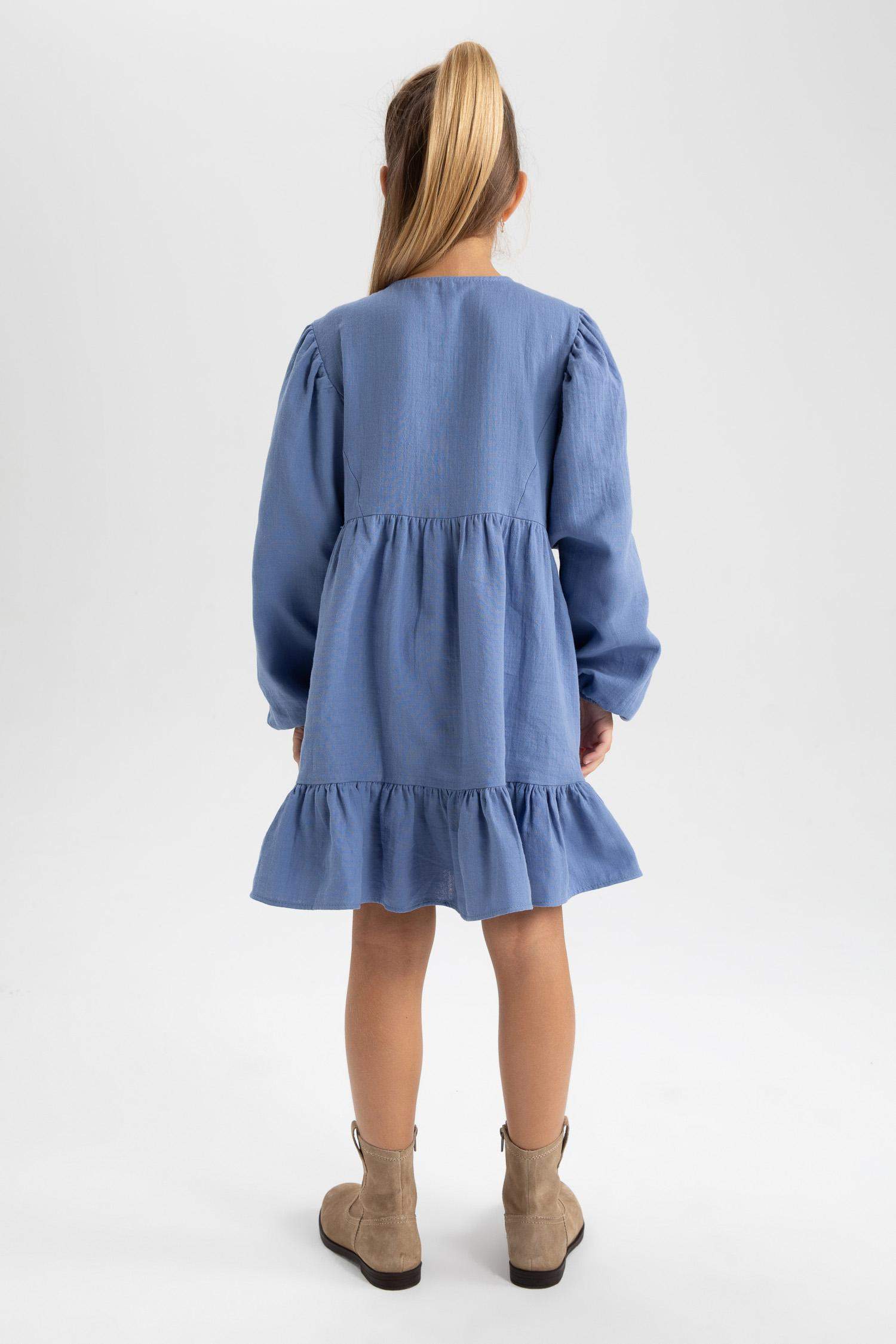 فستان موسلين قصة عادية