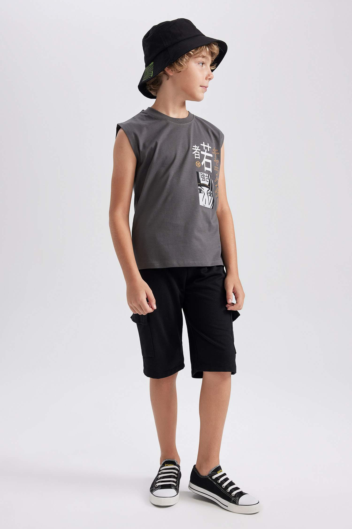 Anthracite Boys & Teens Boy Regular Fit Undershirt 2891342 | DeFacto