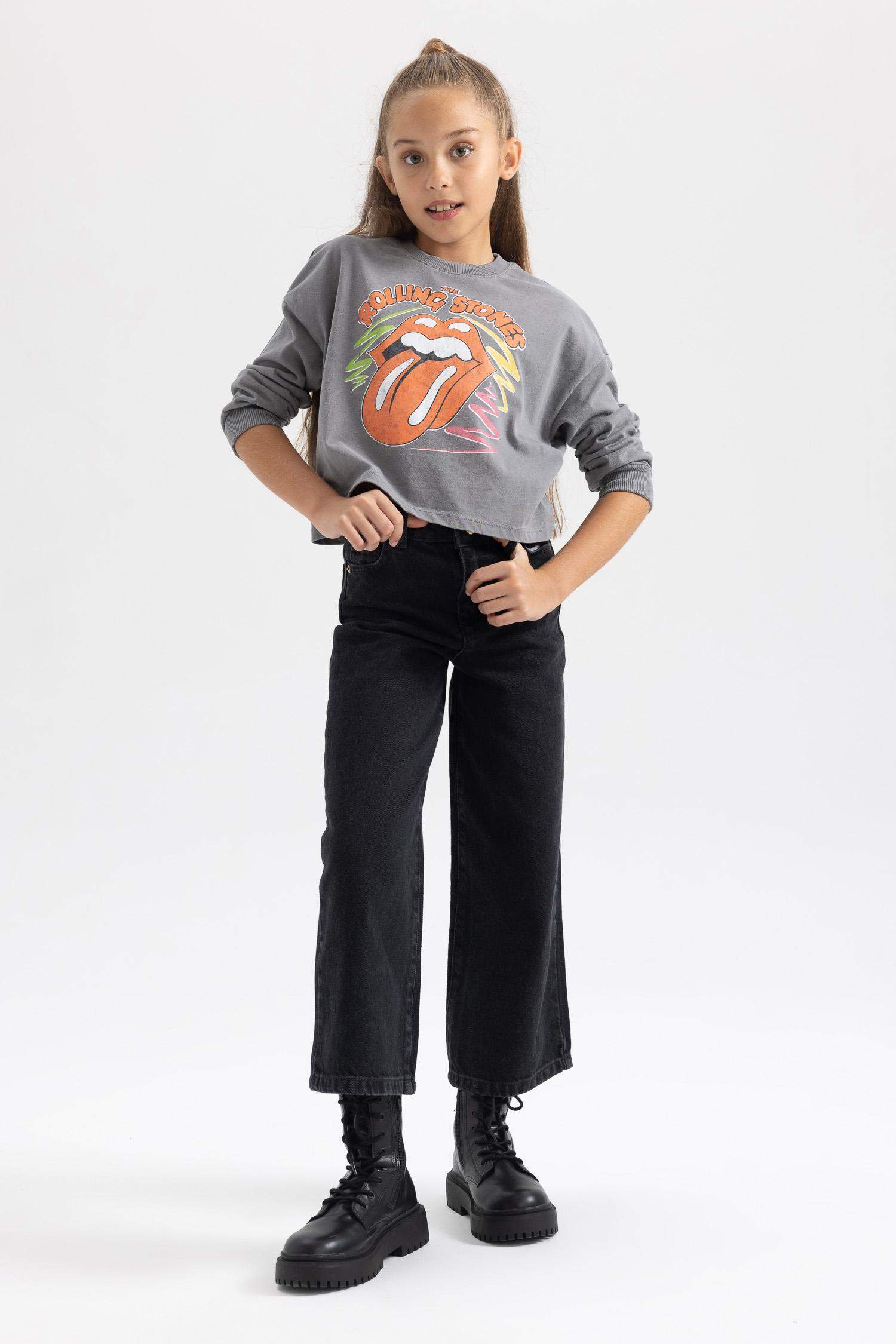 Брюки широкие для девочек