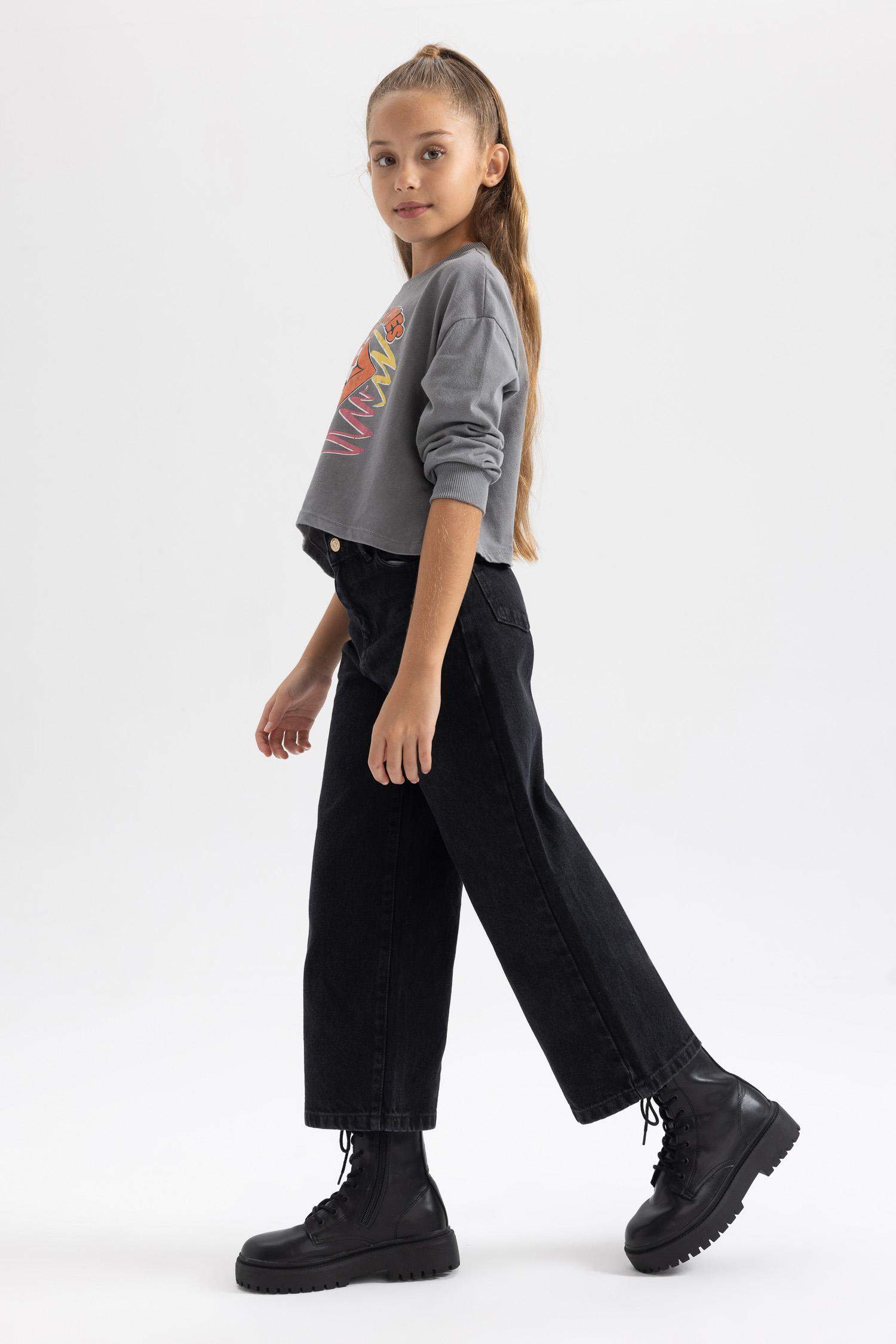 Брюки широкие для девочек