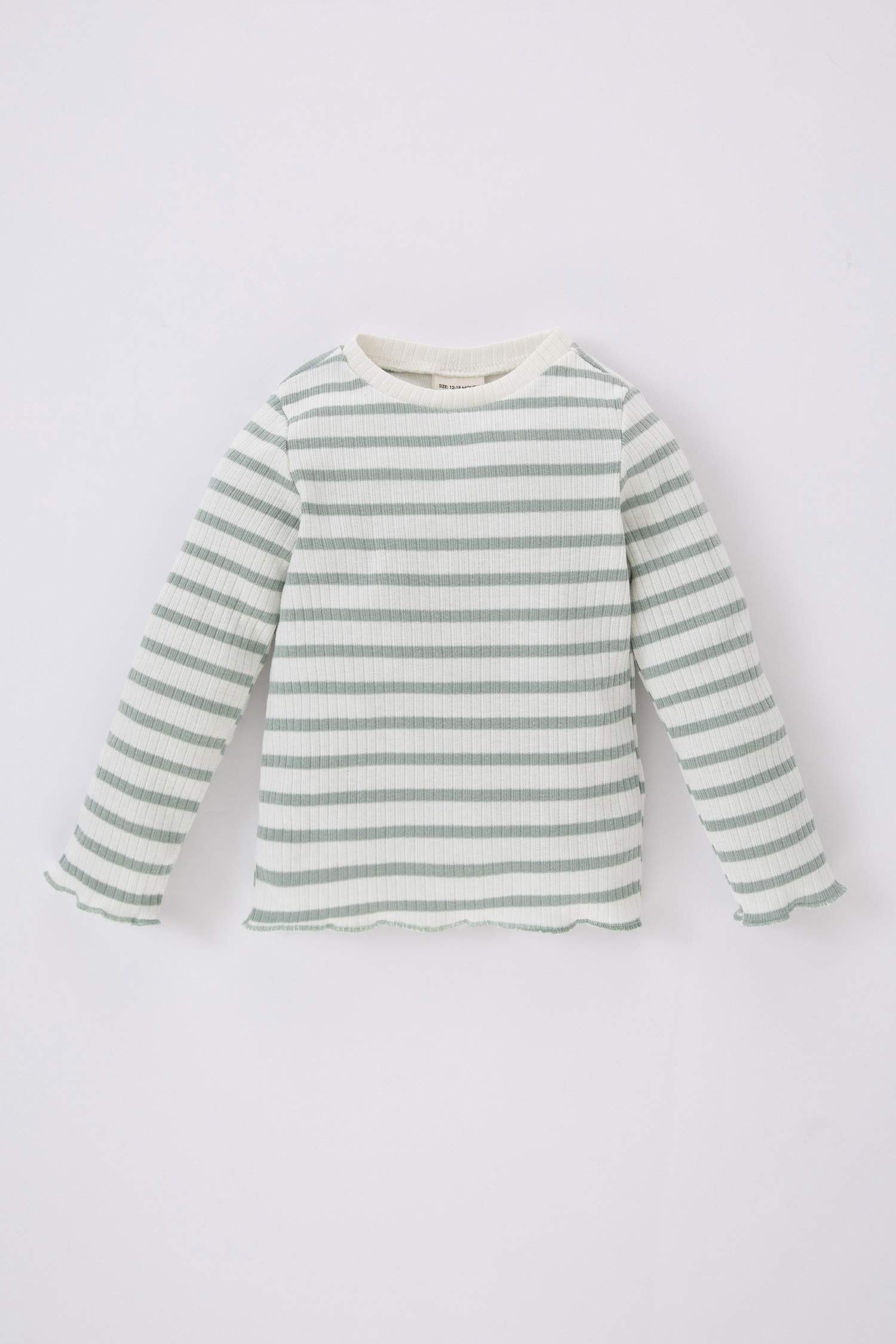 Baby Girl Striped Ribbed Camisole T-Shirt