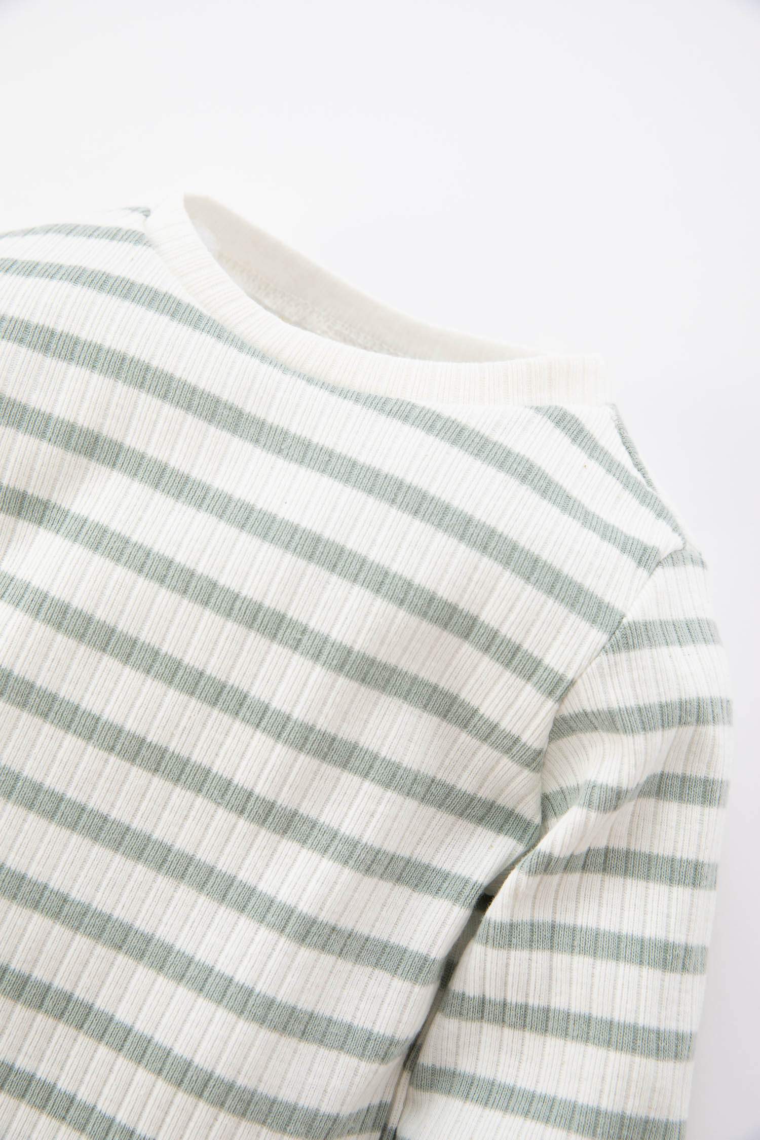 Baby Girl Striped Ribbed Camisole T-Shirt