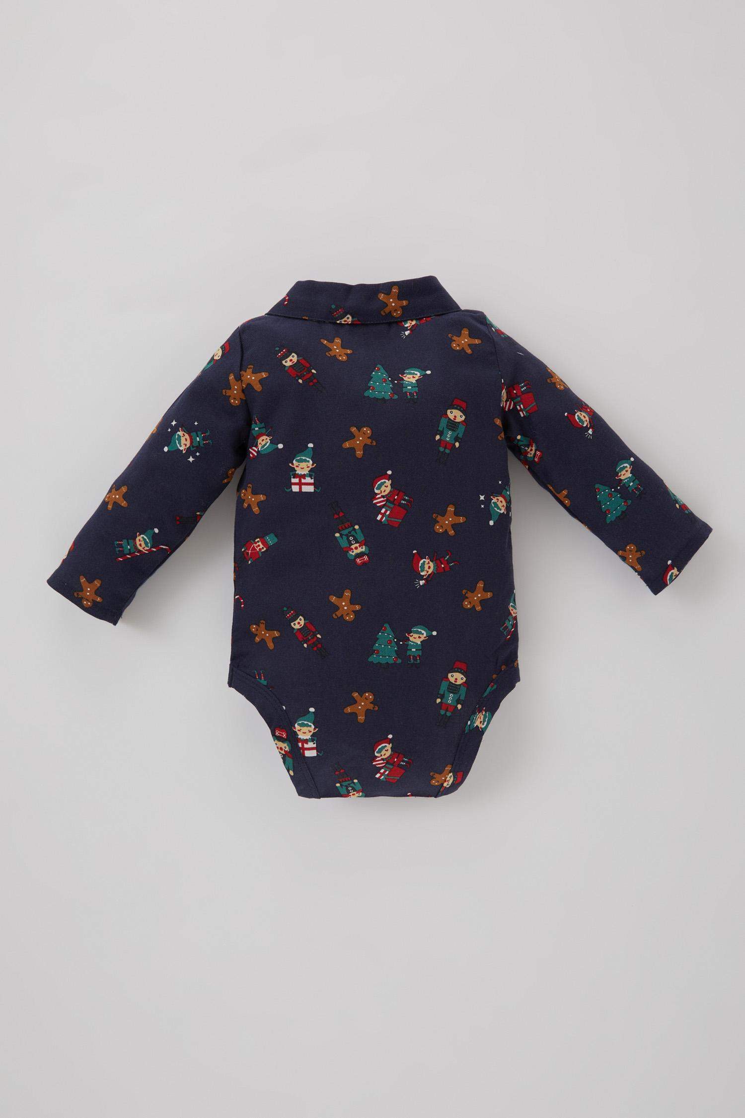 Baby Boy New Year Themed Newborn Snap Body