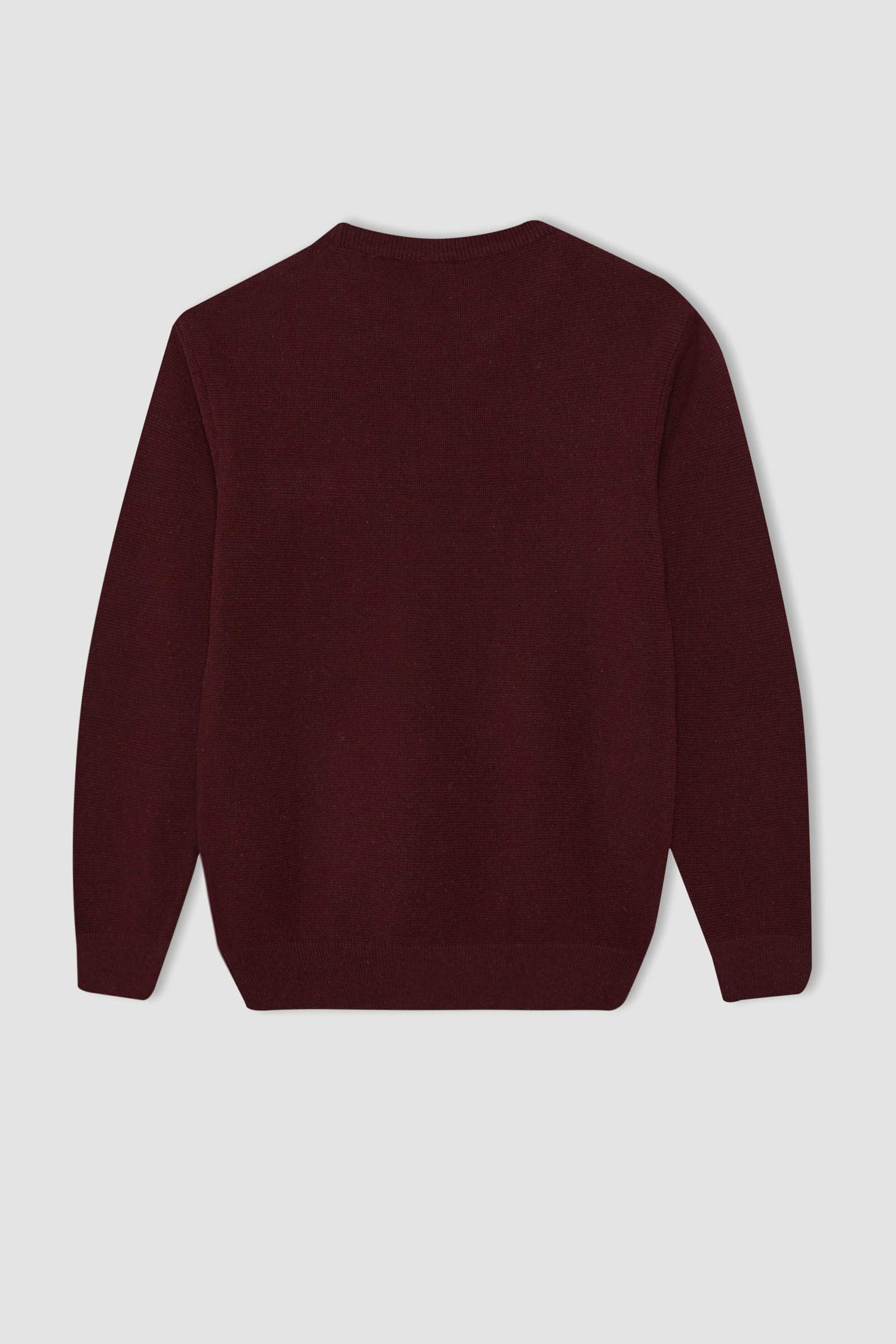 Пуловер стандартного крою з круглим вирізом трикотажний для хлопчиків