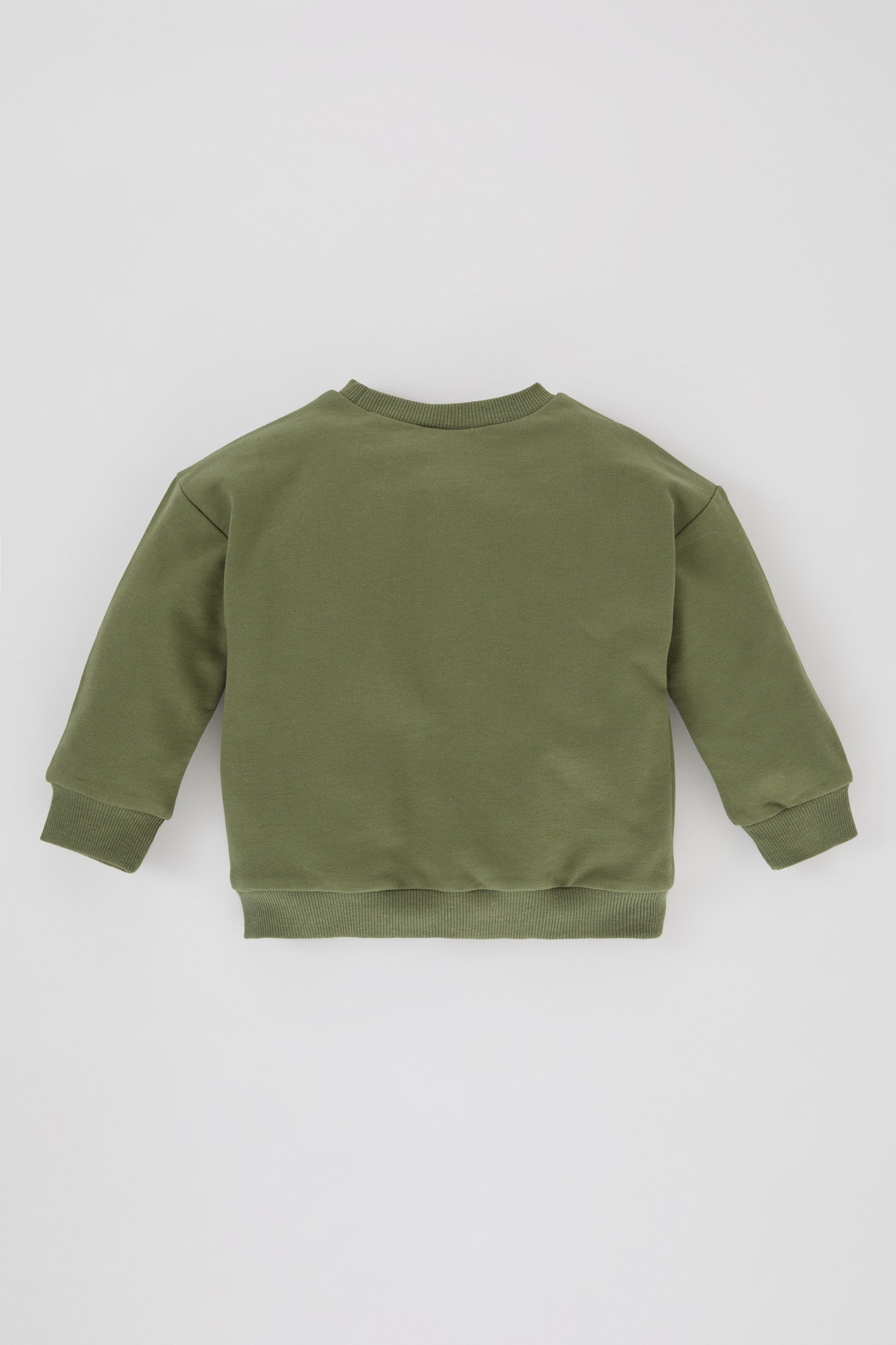 Khaki BABY GIRL Regular Fit Slogan Crew Neck Sweatshirt 2927515